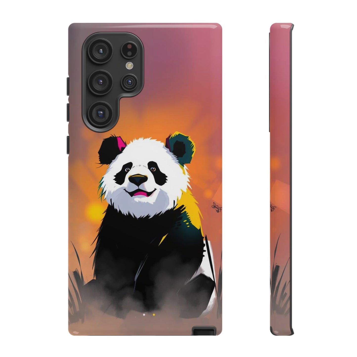 Pop Art Panda Design Phone Case