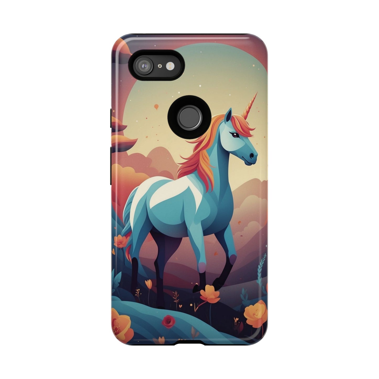 Stylised Unicorn Design Phone Case