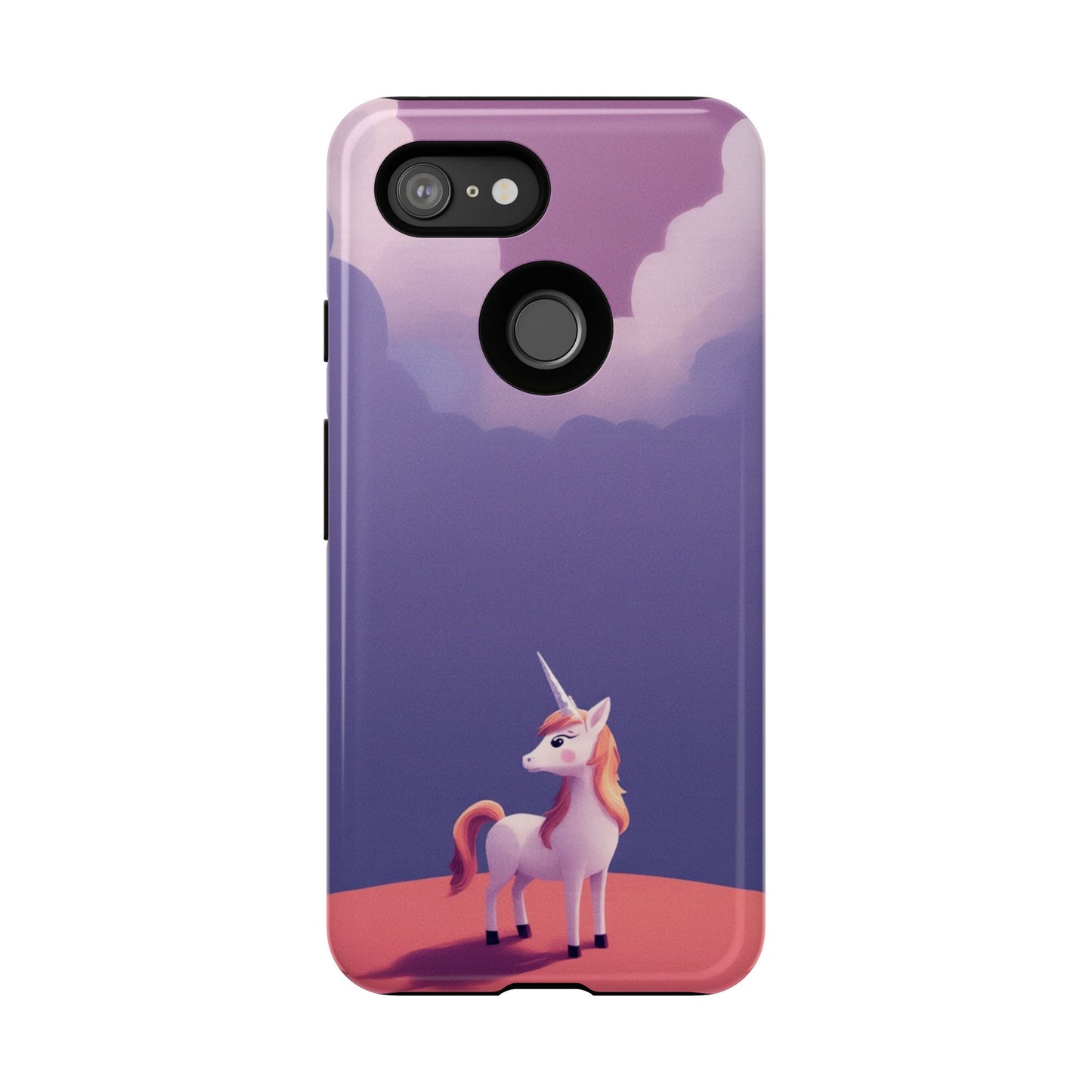 Cute Unicorn & Cloud Design Phone Case