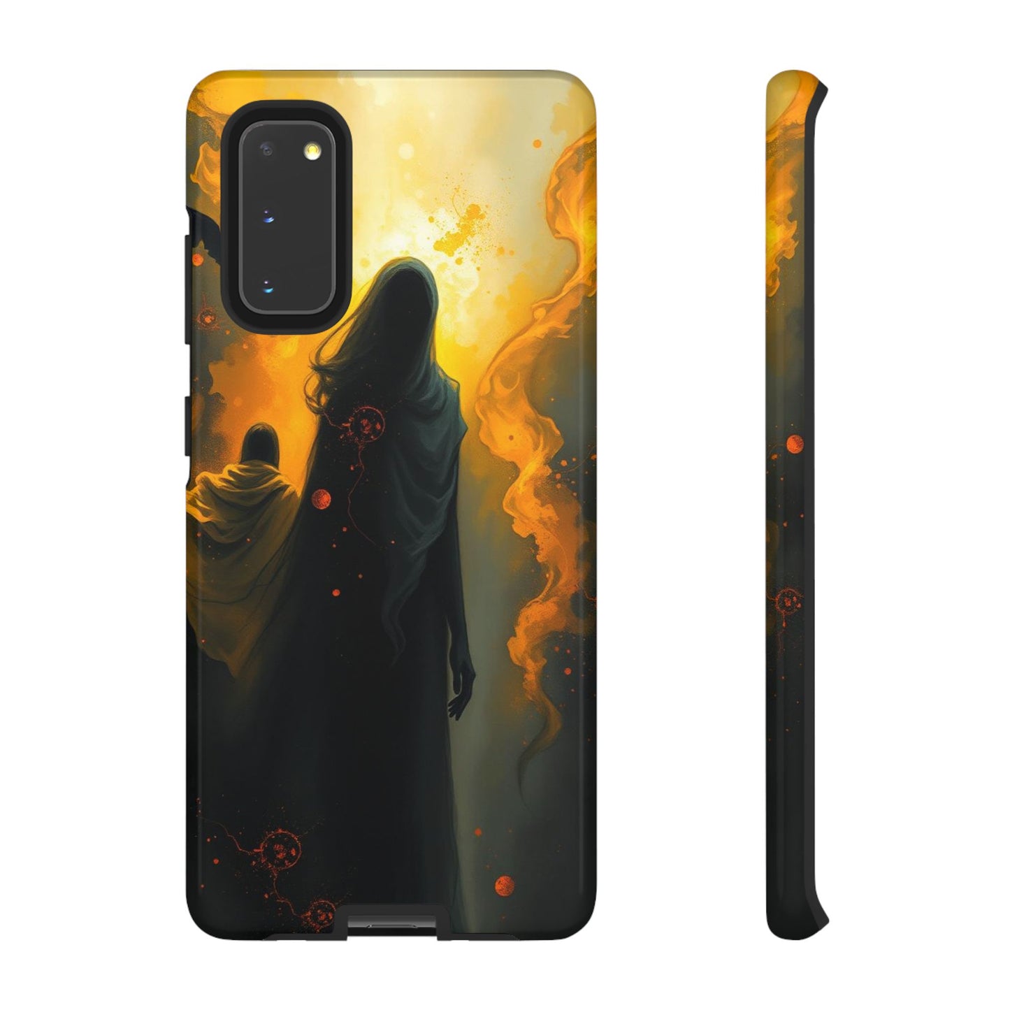Acrylic Gothic Myterious Figures Phone Case