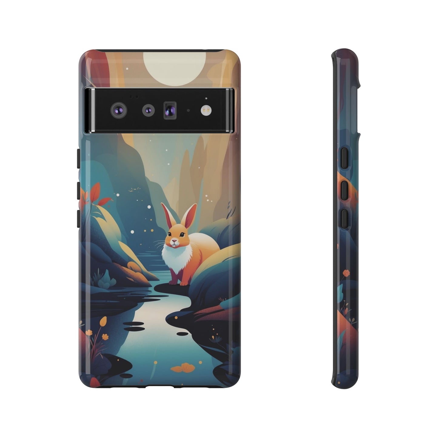 Stylised Rabbit Design Phone Case