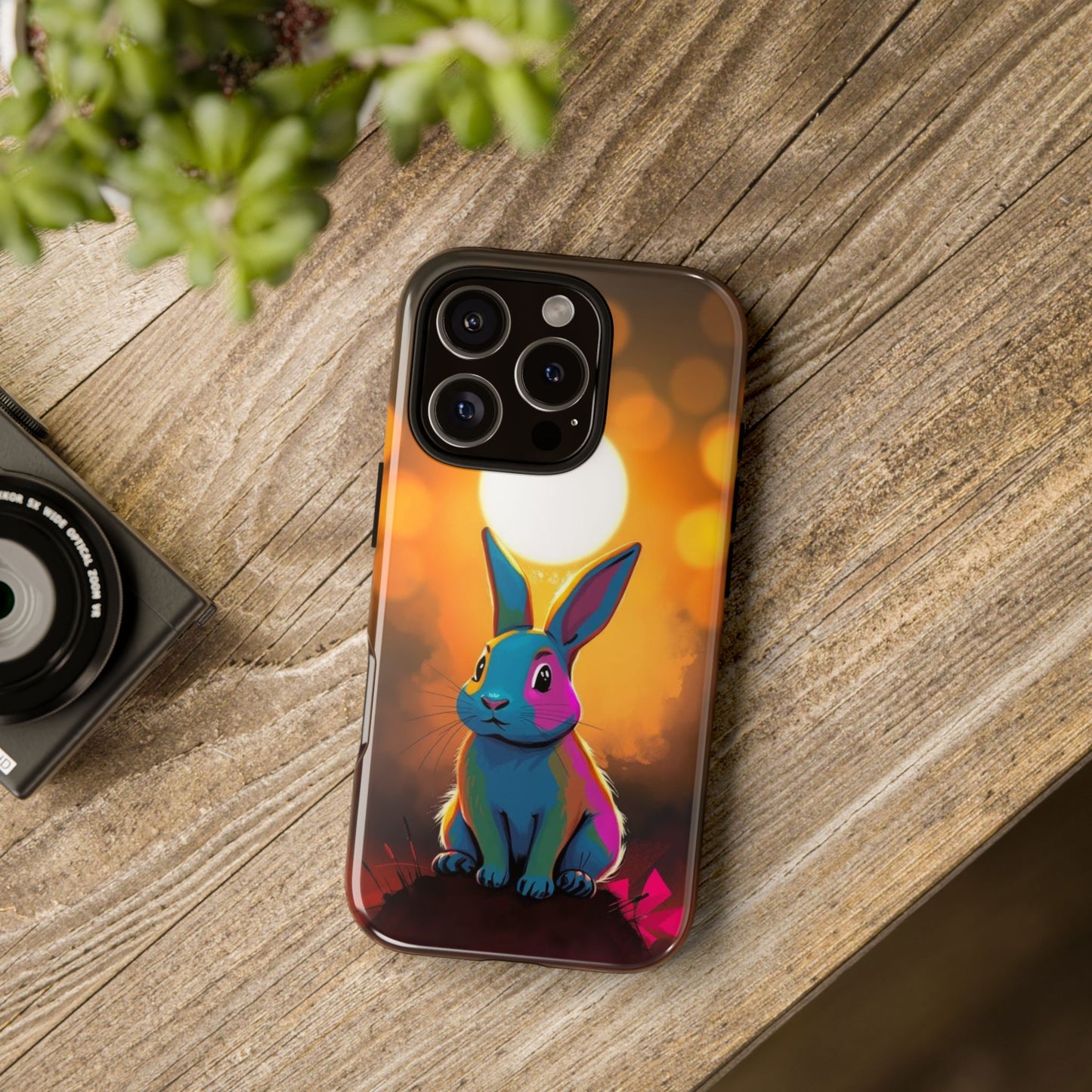 Pop Art Rabbit Design Phone Case