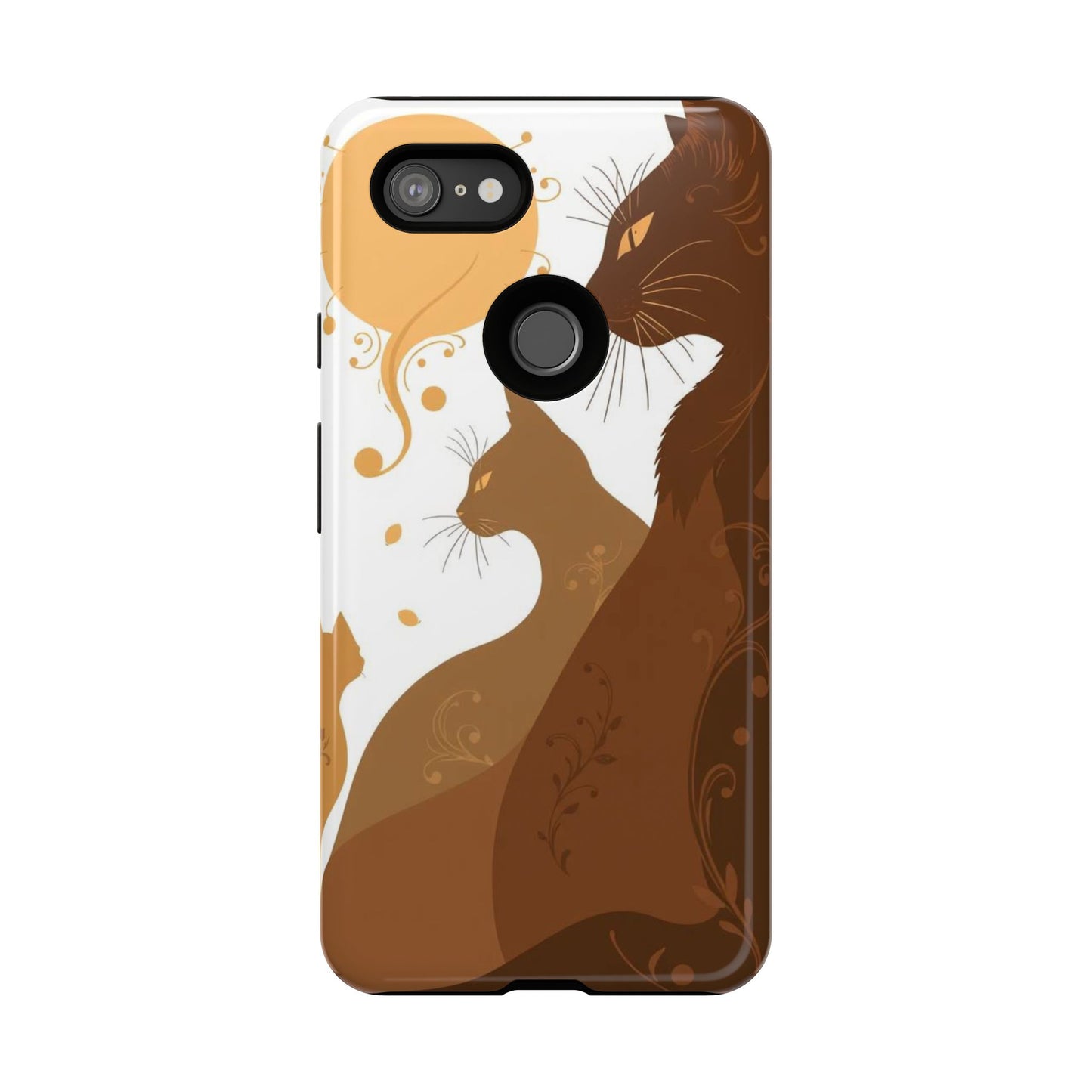 Abstract Cat Pattern Design Phone Case
