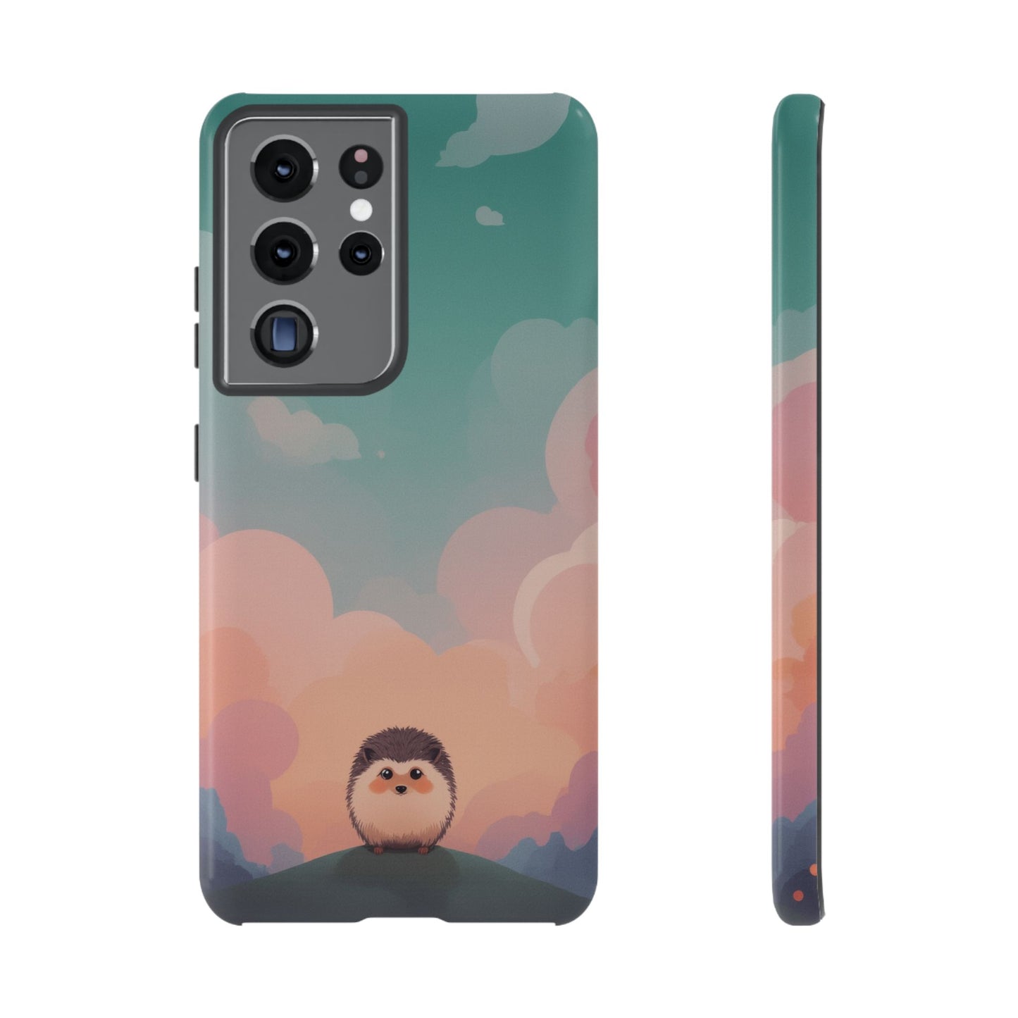 Cute Hedgehog & Cloud Design Phone Case