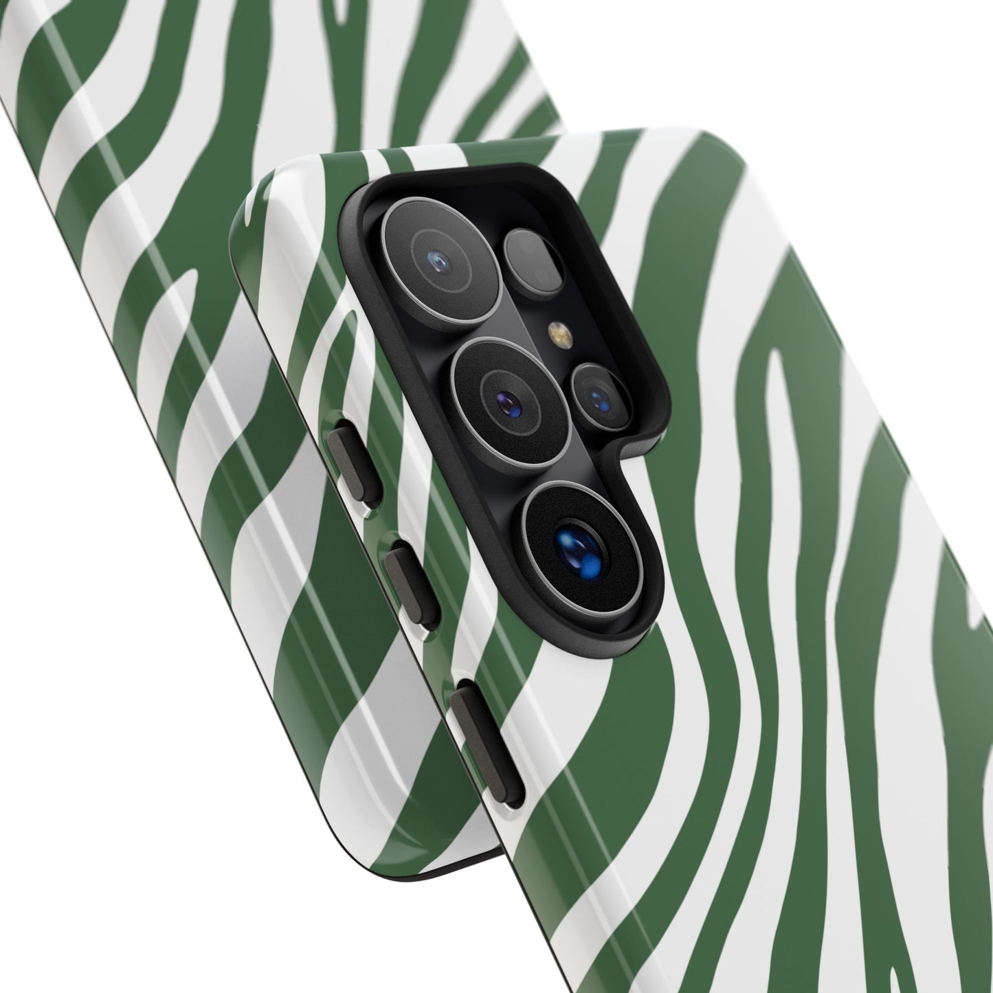 Modern Sage Zebra Print Phone Case