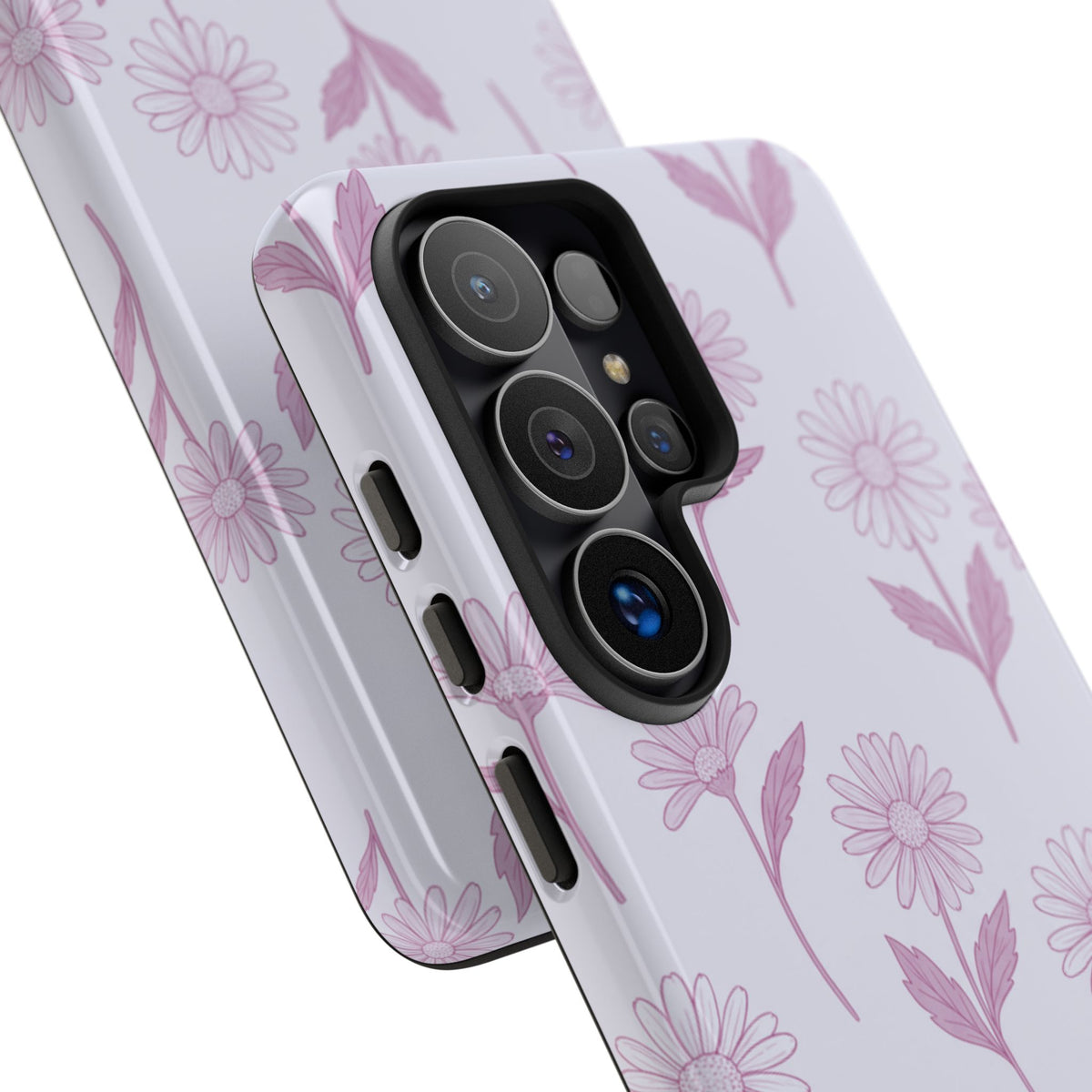 Pretty Lilac Daisy Pattern Phone Case