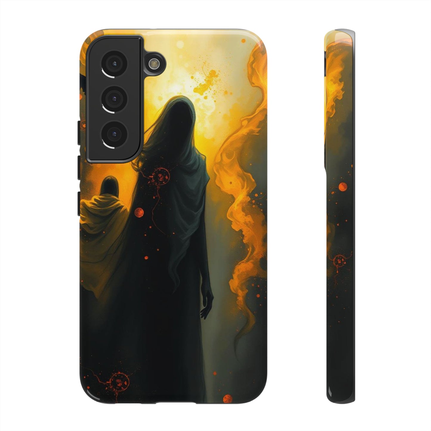Acrylic Gothic Myterious Figures Phone Case