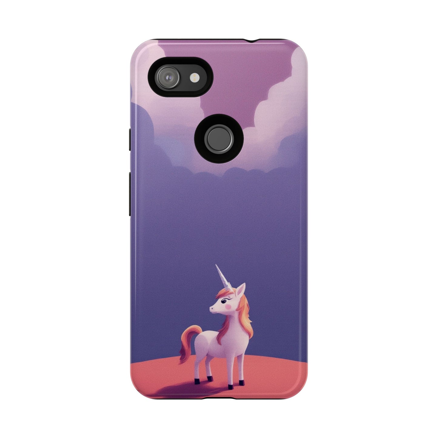Cute Unicorn & Cloud Design Phone Case