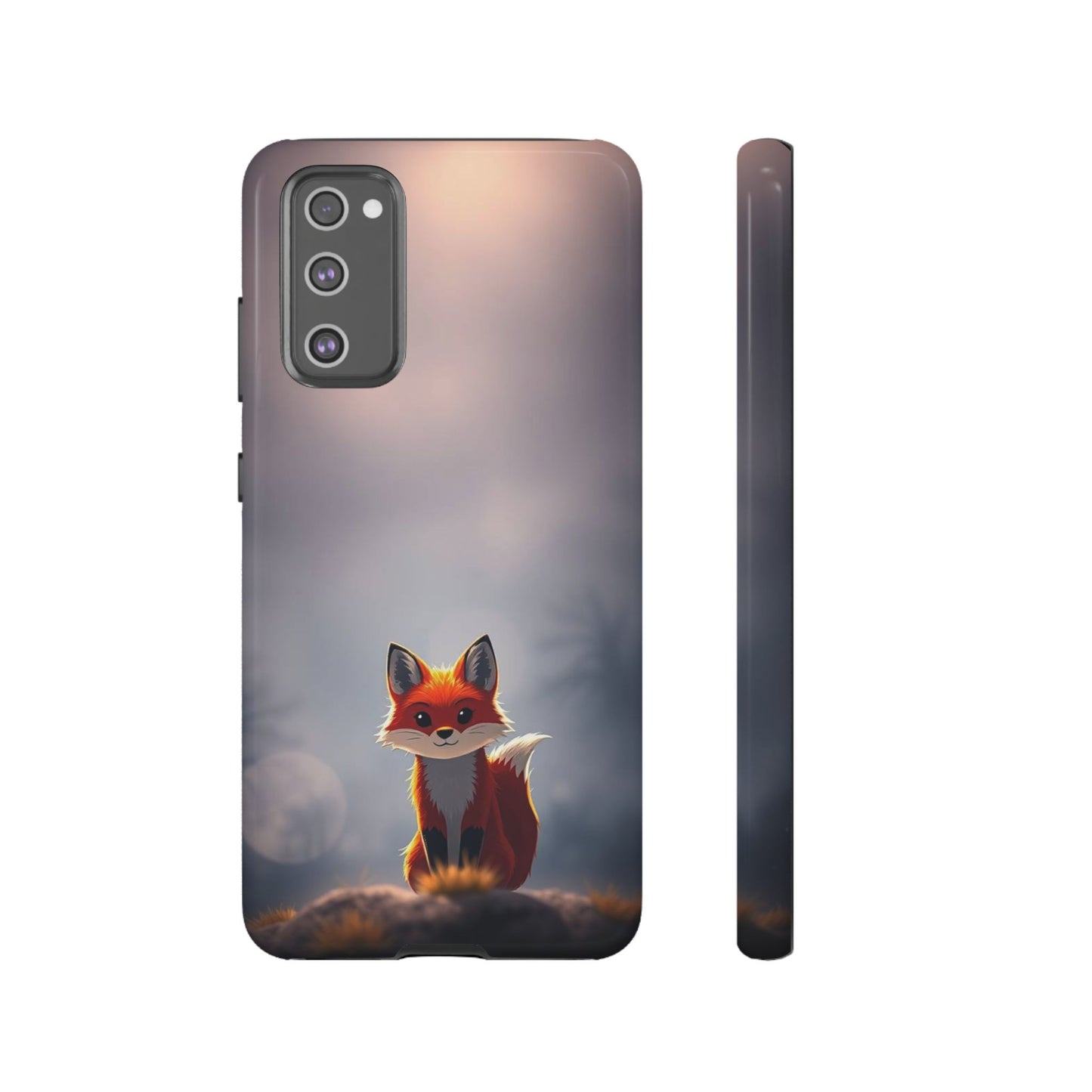 Cute Gothic Fox Design Phone Case