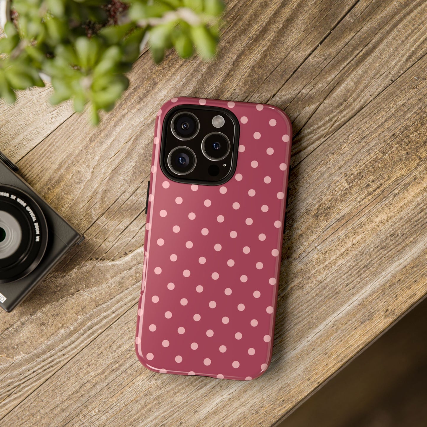 Phone Case - ’Pink Dot Pattern’ Phone Case