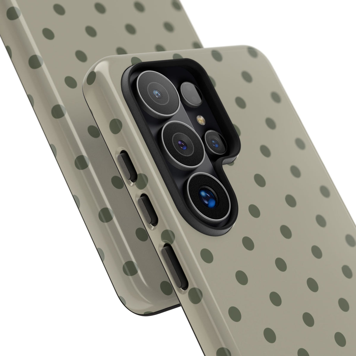 Green & Dark Green Dot Pattern Phone Case