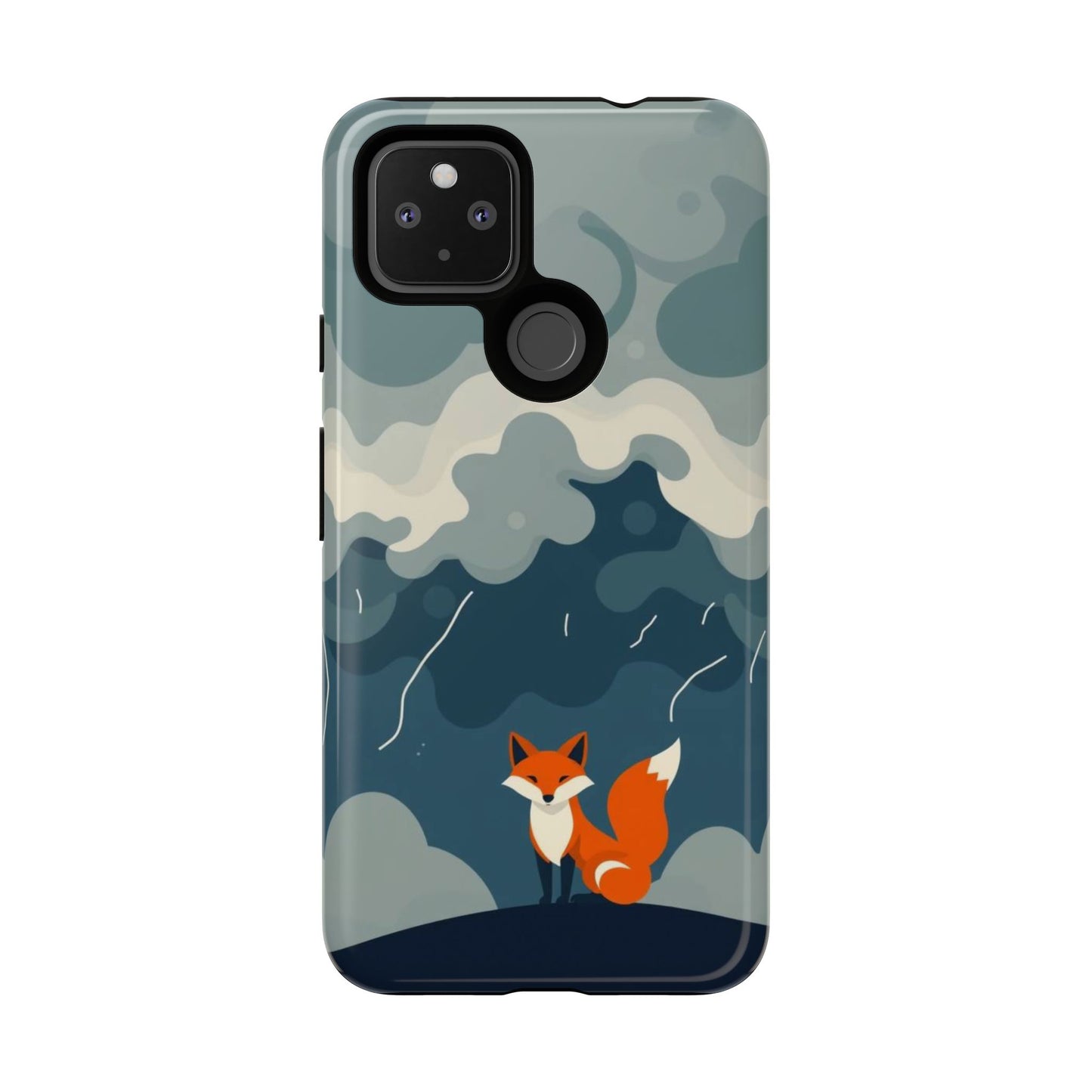 Stormy Fox Design Phone Case