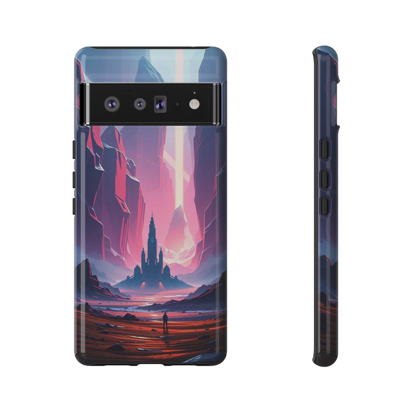 Alien Fortress Design Phone Case