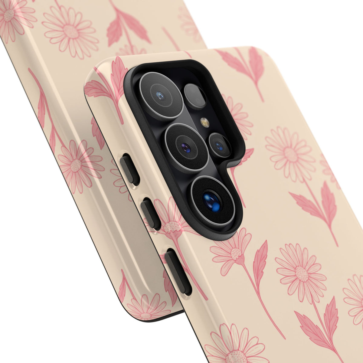 Pretty Pink Daisy Pattern Phone Case