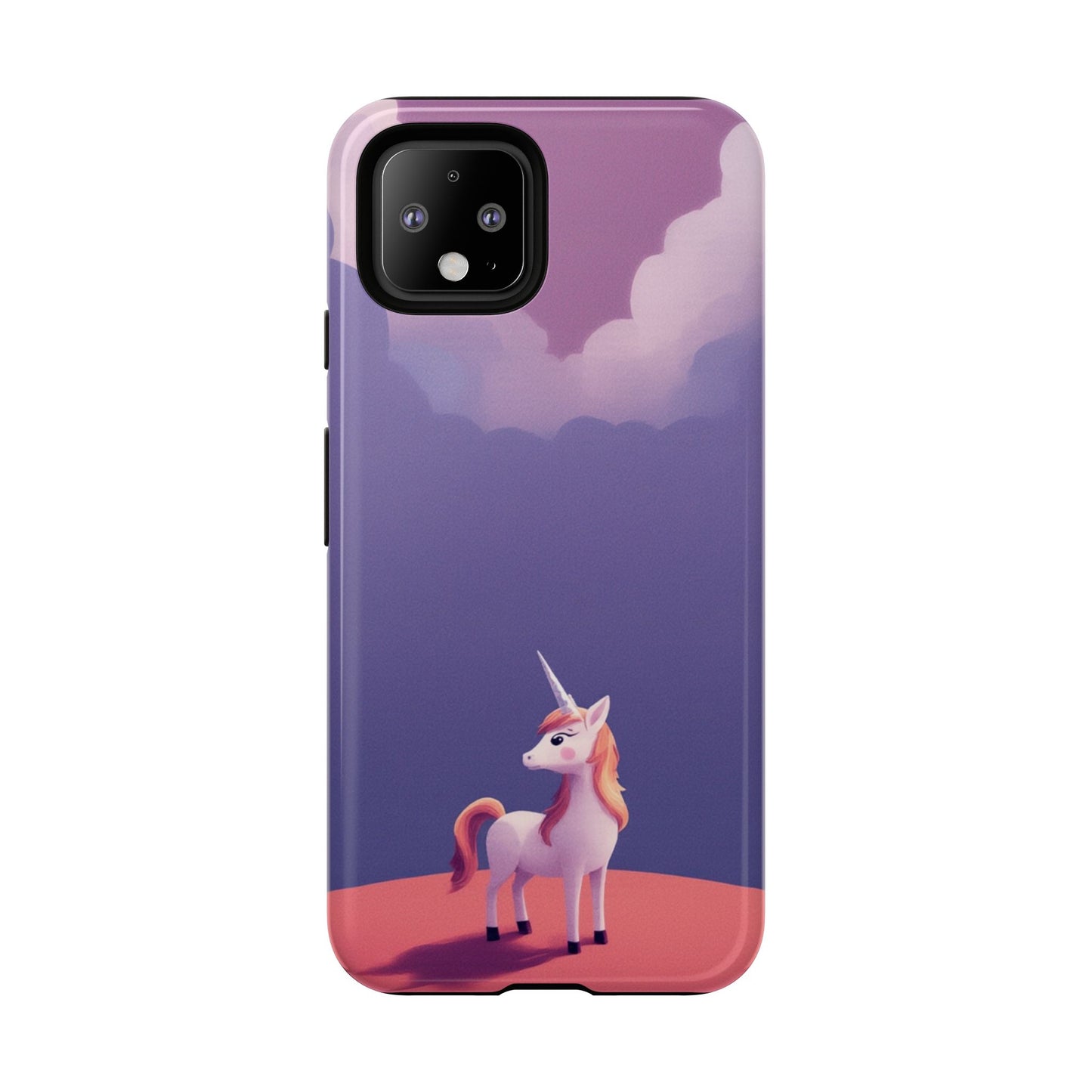 Cute Unicorn & Cloud Design Phone Case