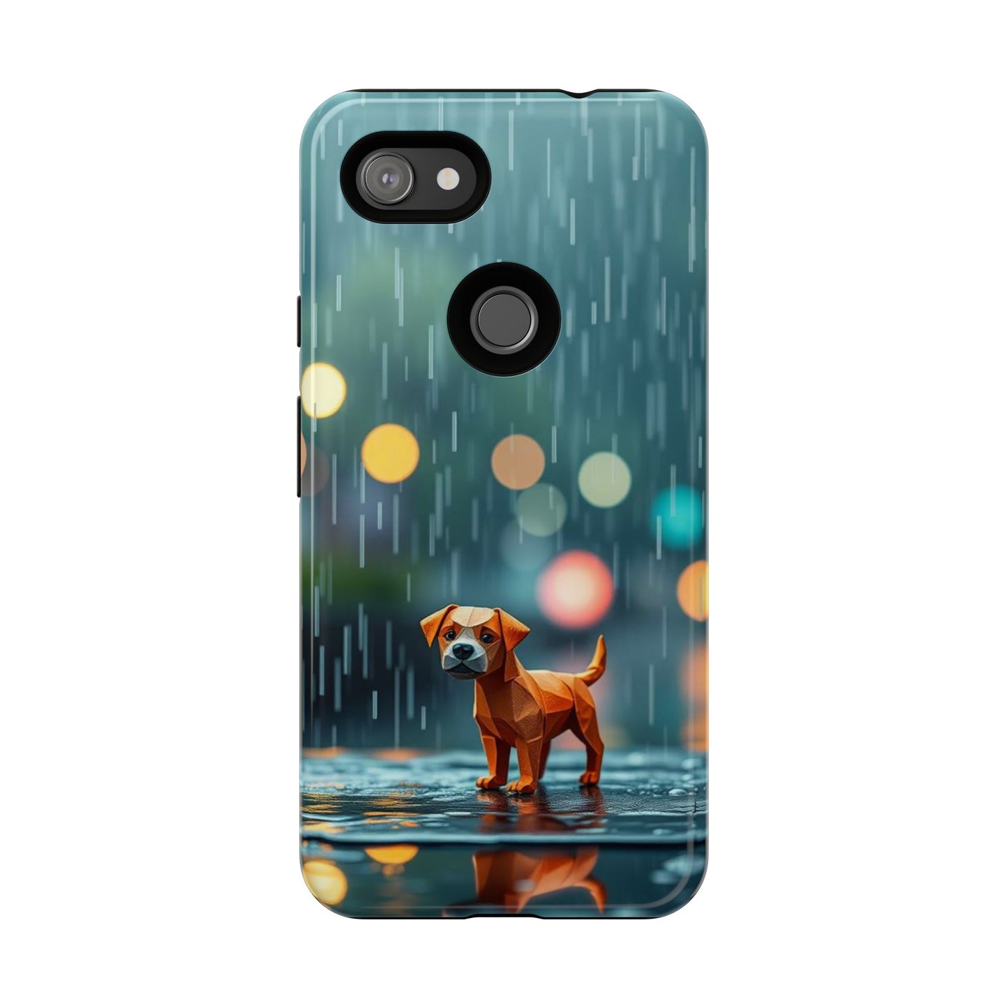 Origami 'Soggy Dog' Design Phone Case
