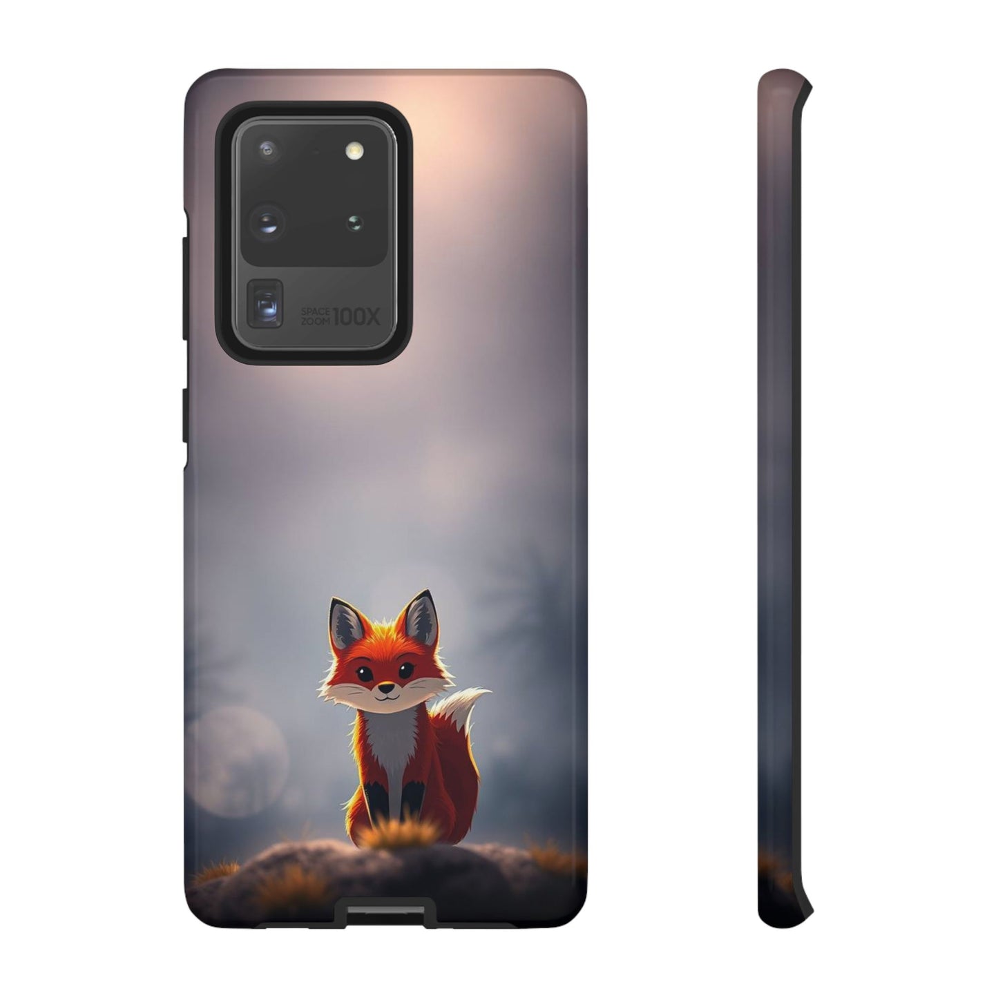 Cute Gothic Fox Design Phone Case