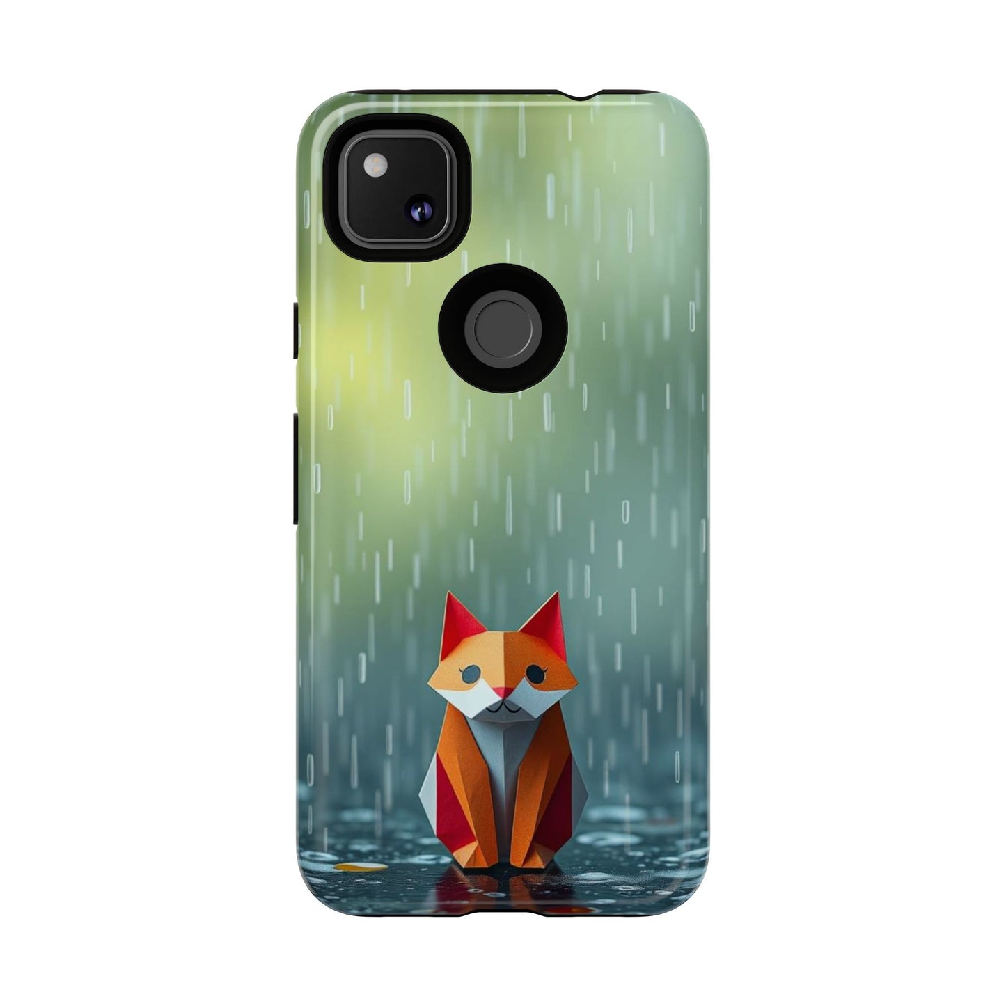 Origami 'Soggy Fox' Design Phone Case