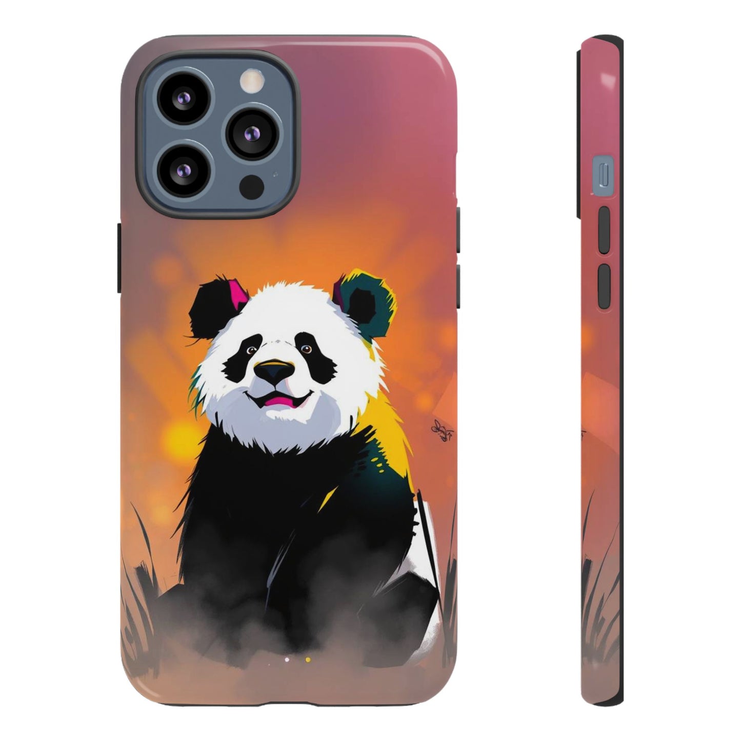 Pop Art Panda Design Phone Case