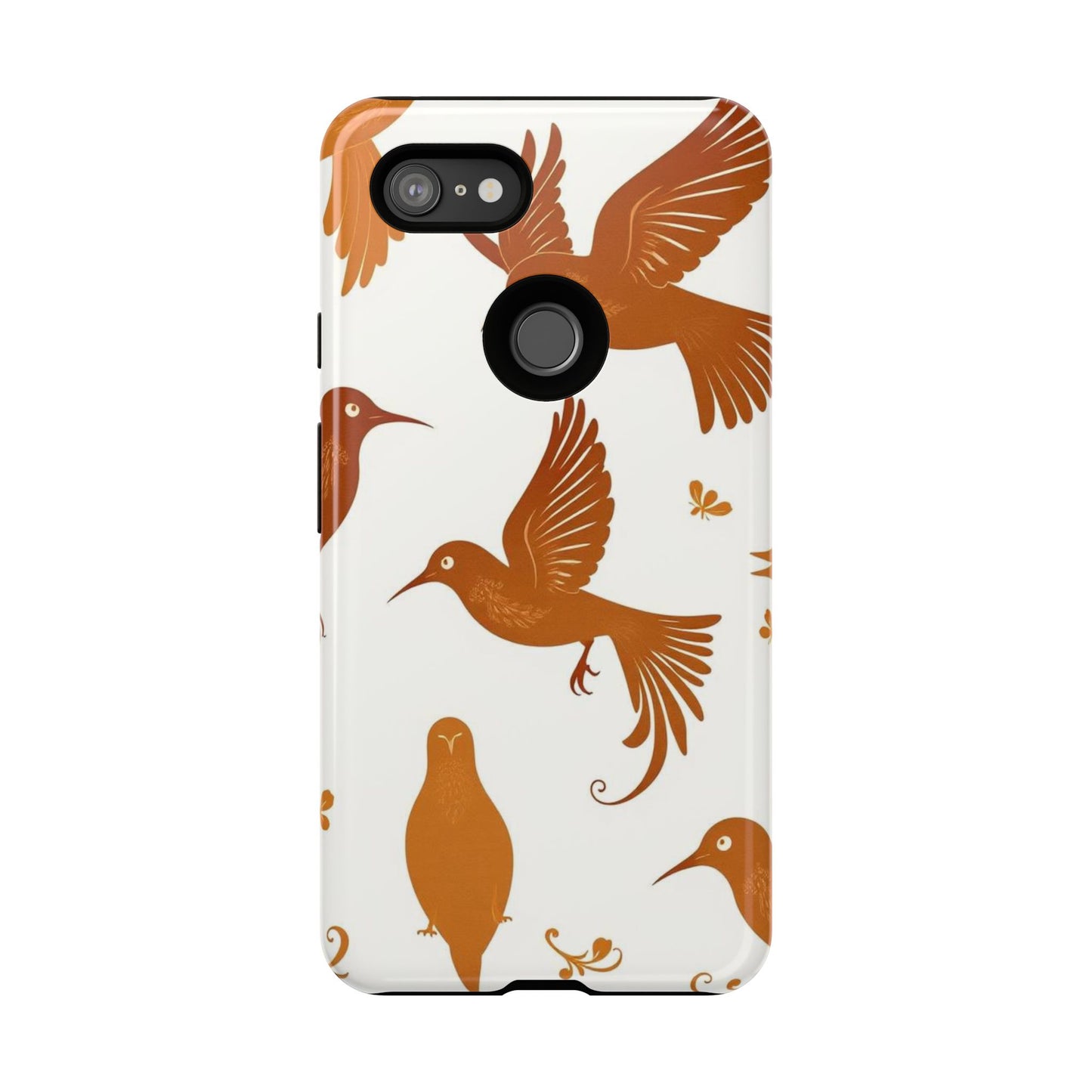 Abstract Bird Pattern Phone Case