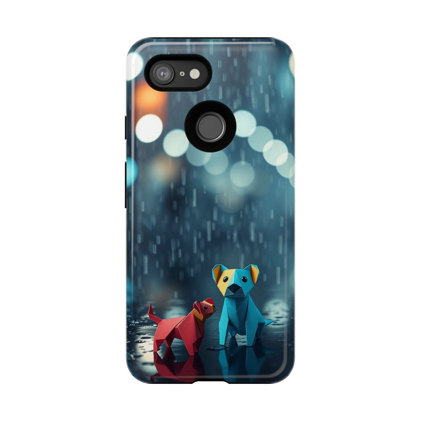Origami 'Wee Pals' Design Phone Case