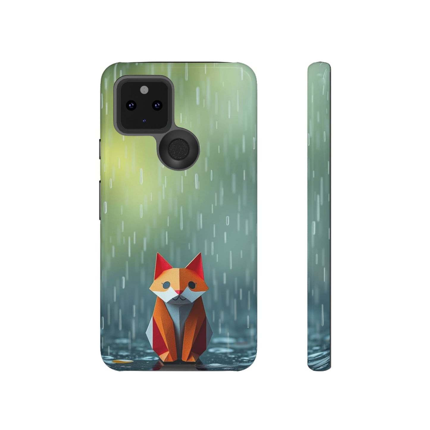 Origami 'Soggy Fox' Design Phone Case