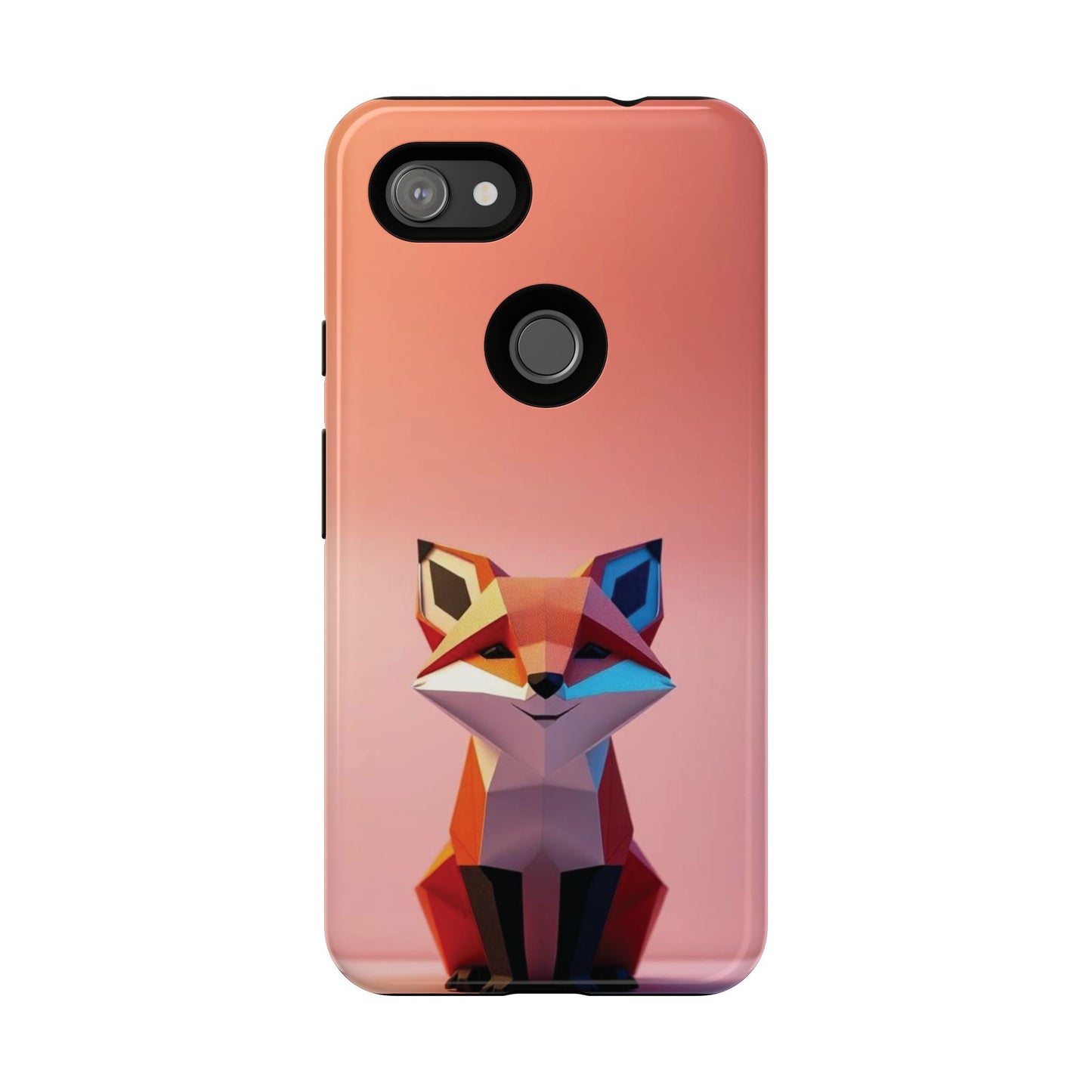 Origami Fox Design Phone Case