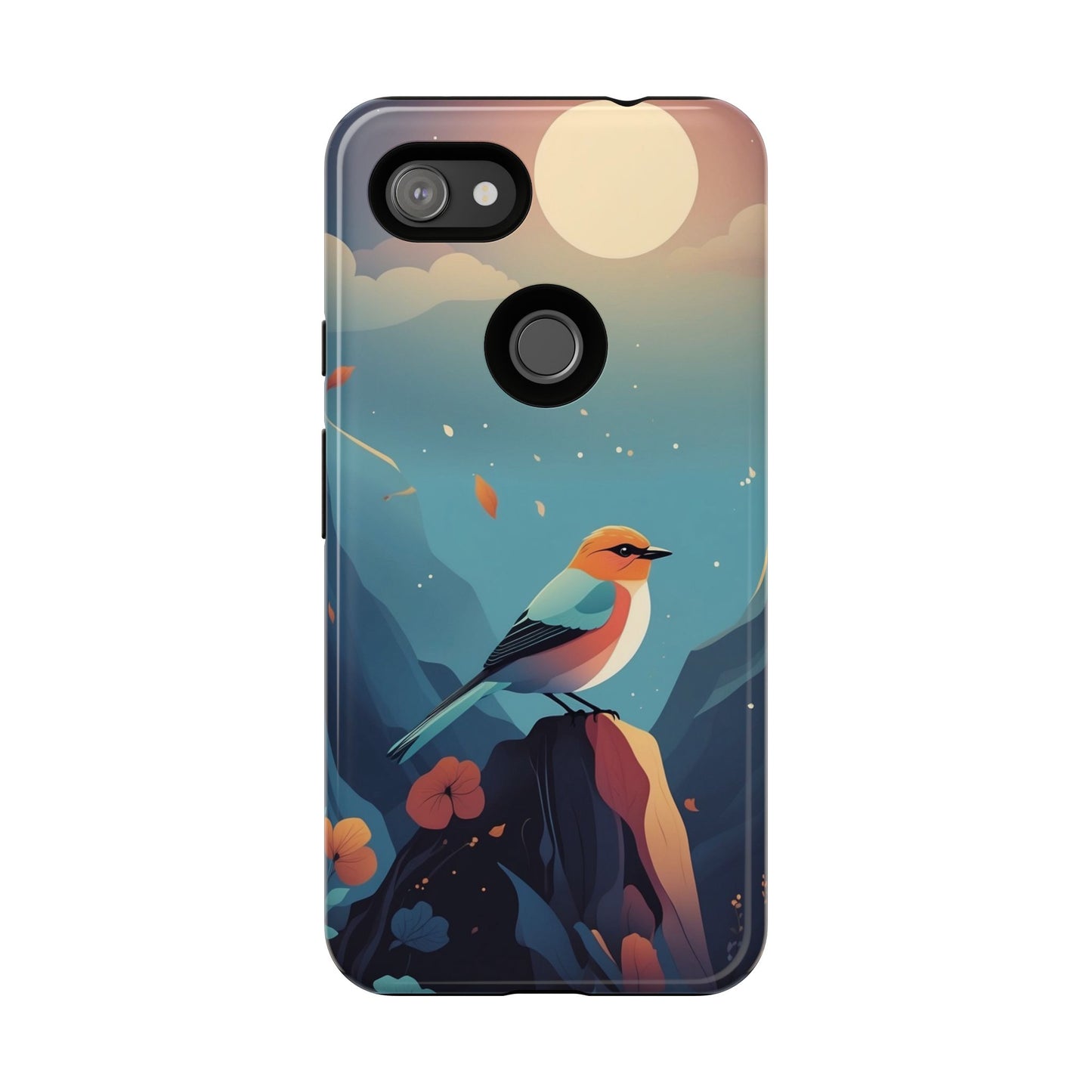 Stylised Bird Design Phone Case