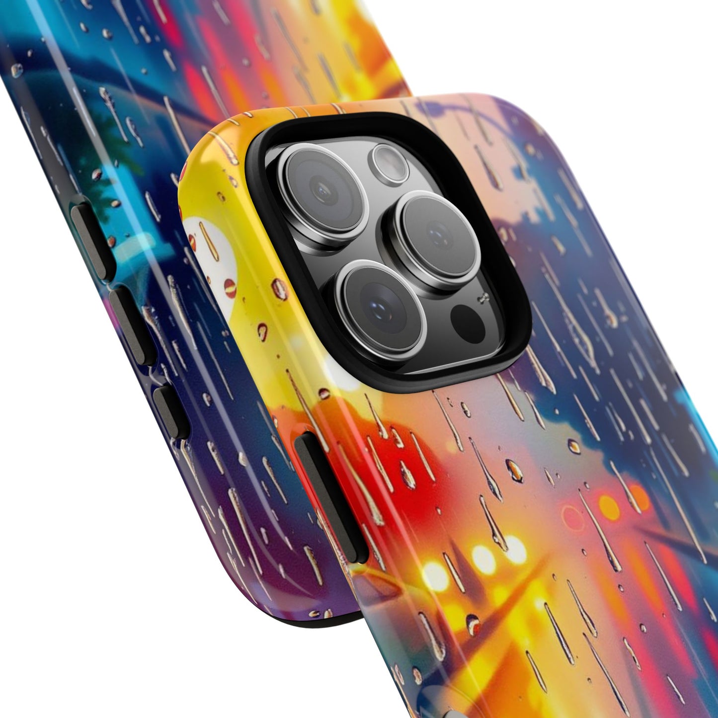 Electric Rain Watercolour Design Phone Case