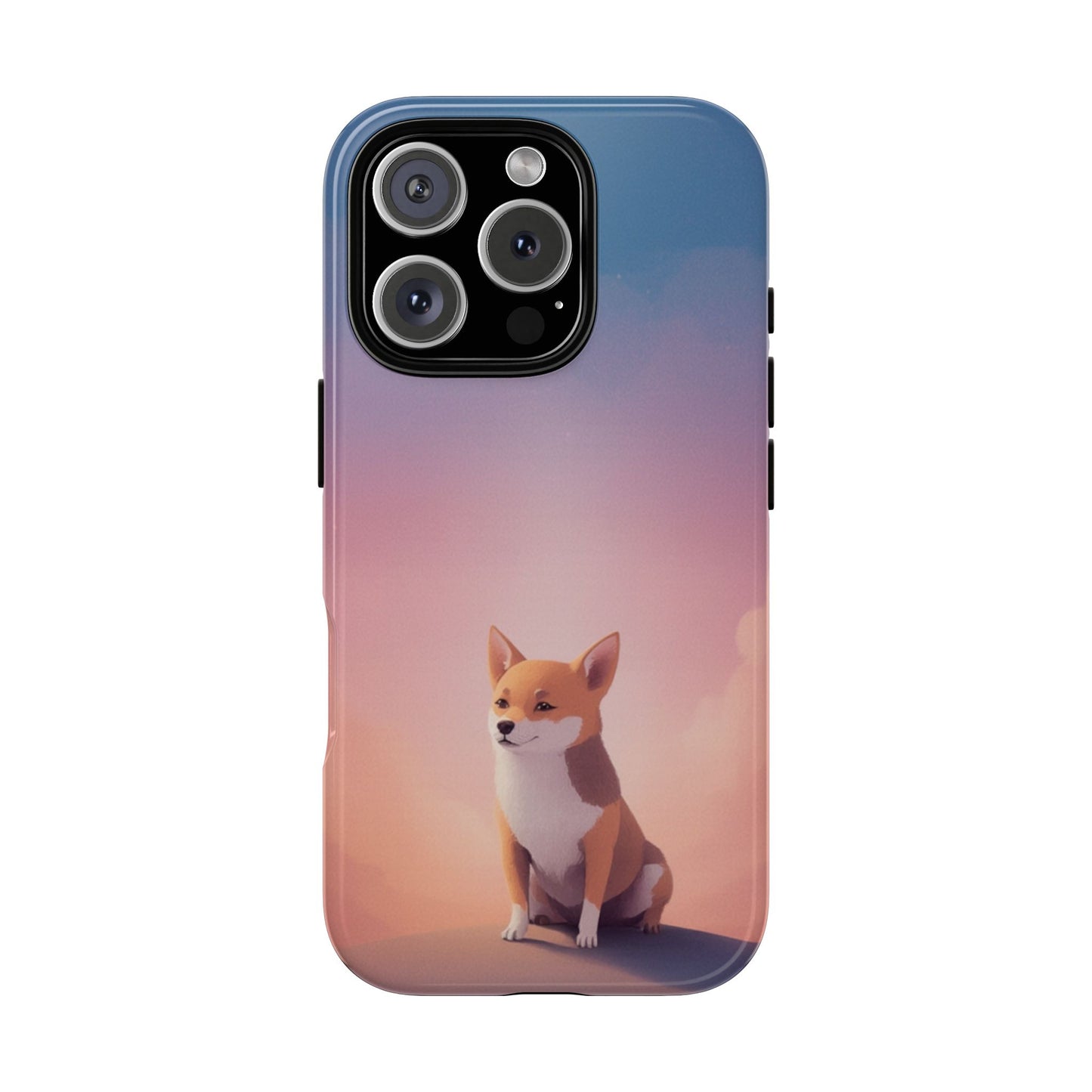 Cute Dog & Cloud Design "Good Doggo" Phone Case