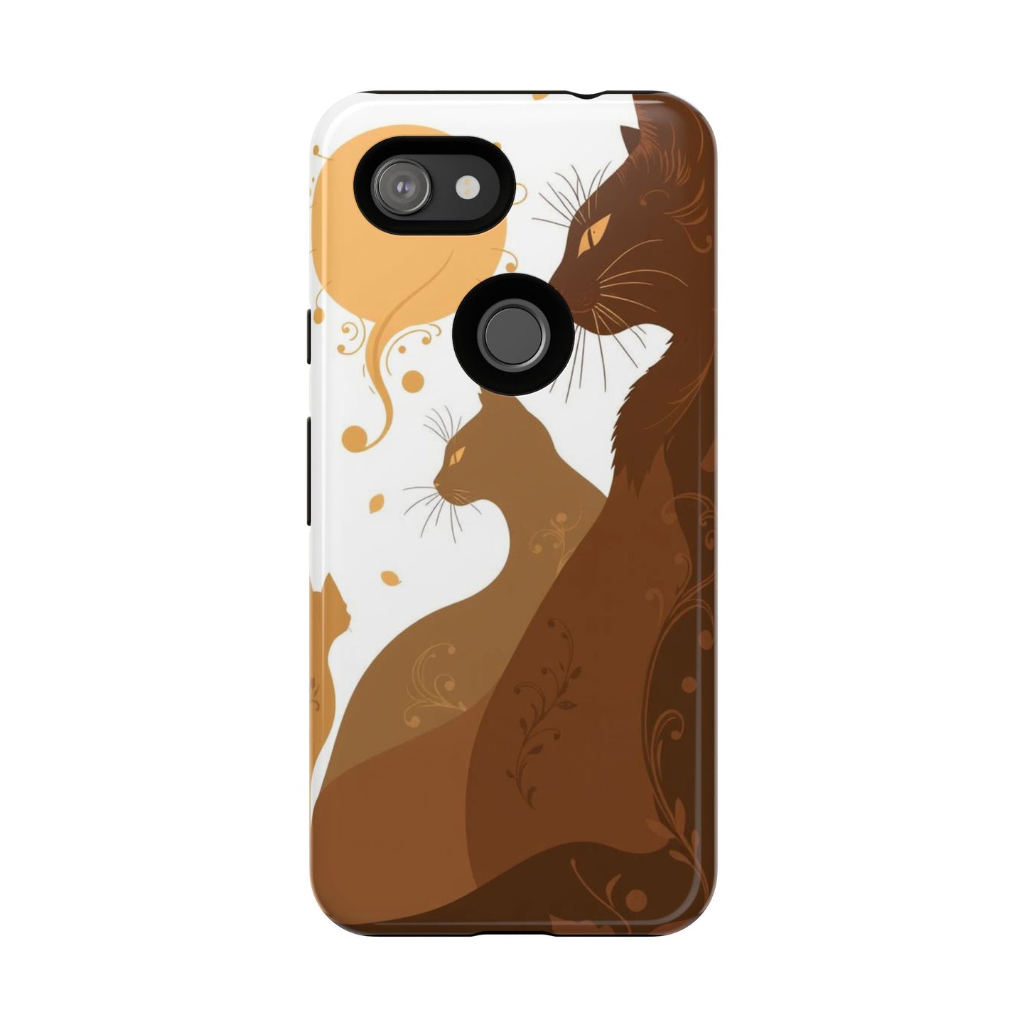 Abstract Cat Pattern Design Phone Case