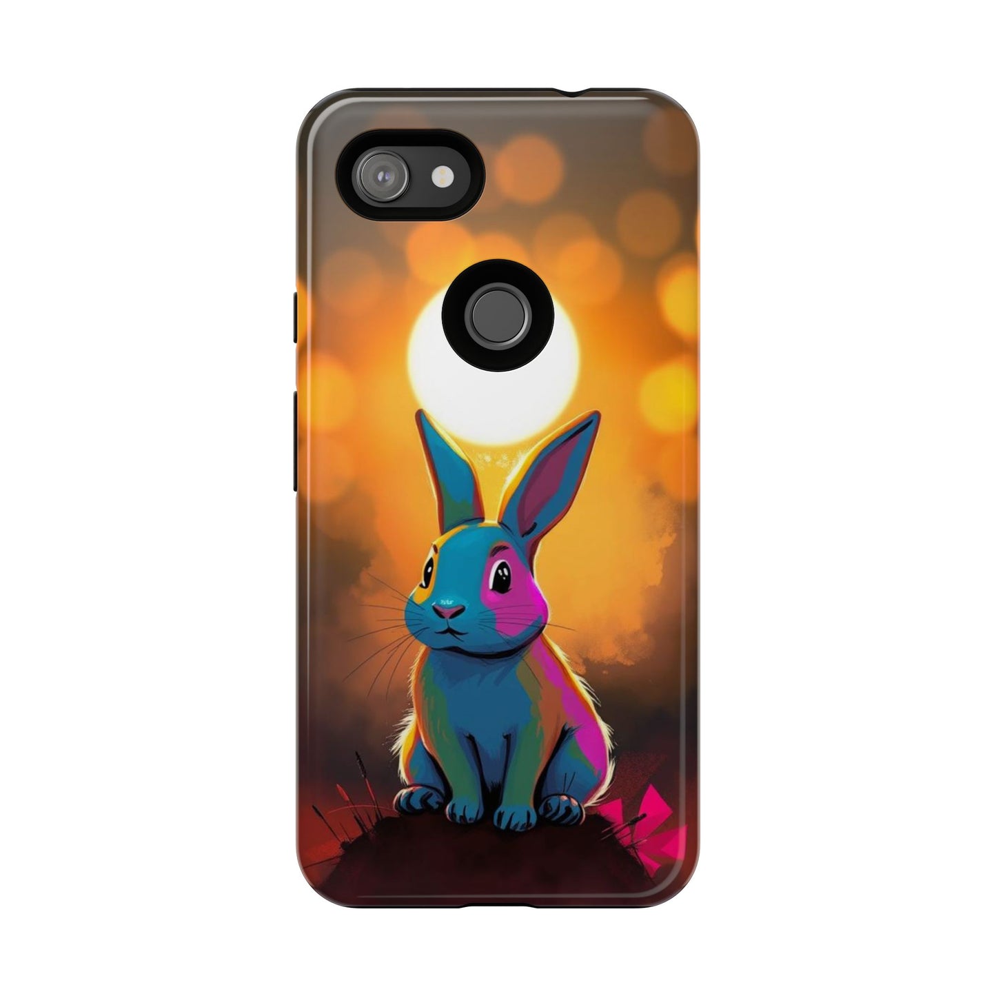 Pop Art Rabbit Design Phone Case