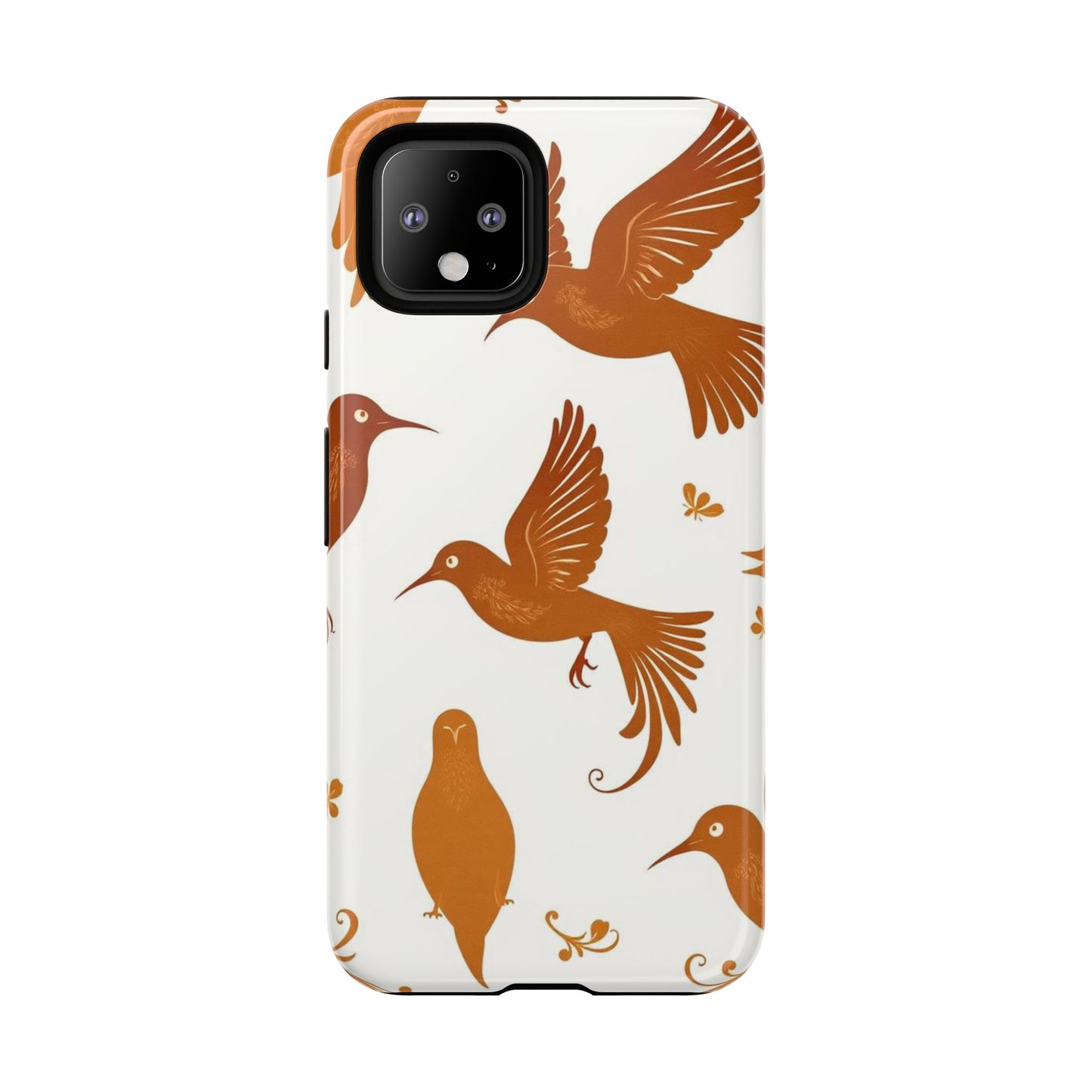 Abstract Bird Pattern Phone Case