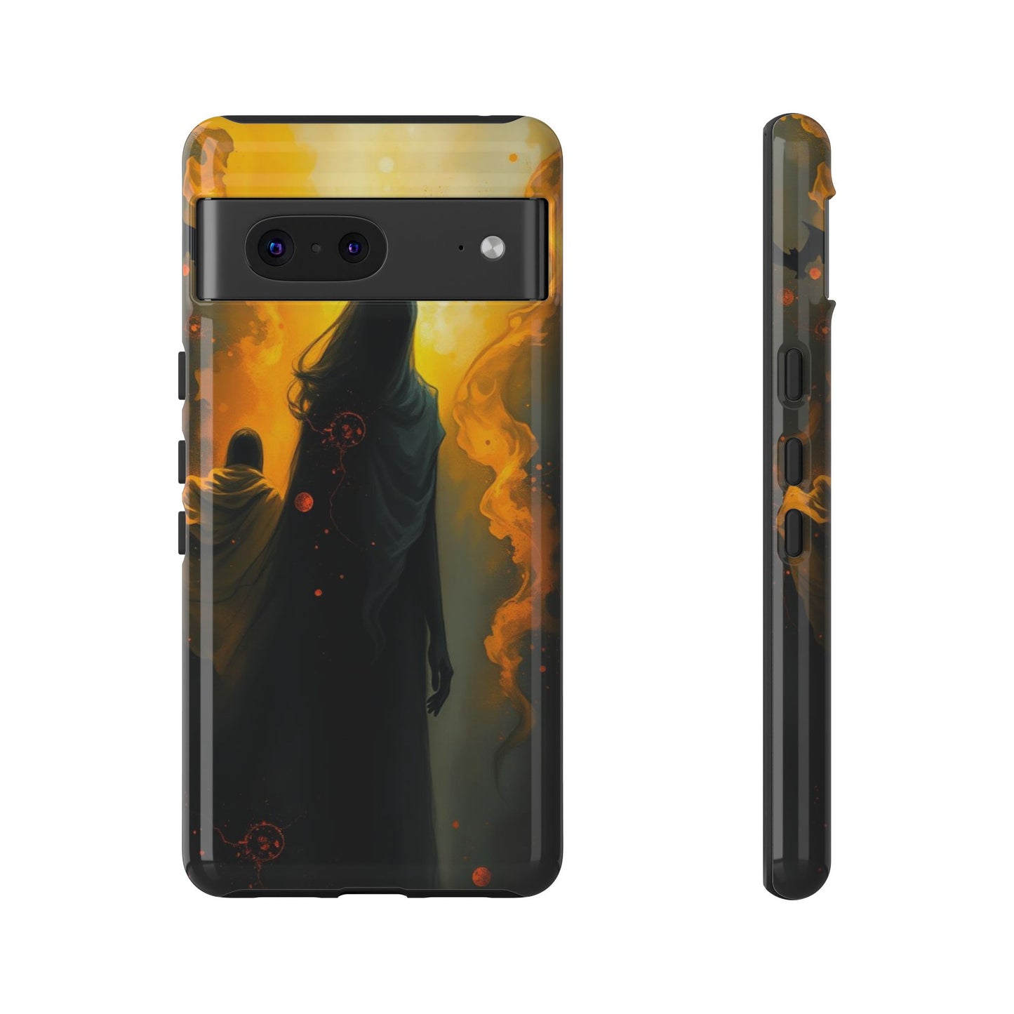 Acrylic Gothic Myterious Figures Phone Case