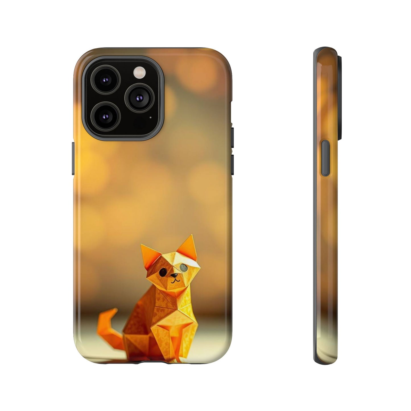 Origami Cat Design Phone Case