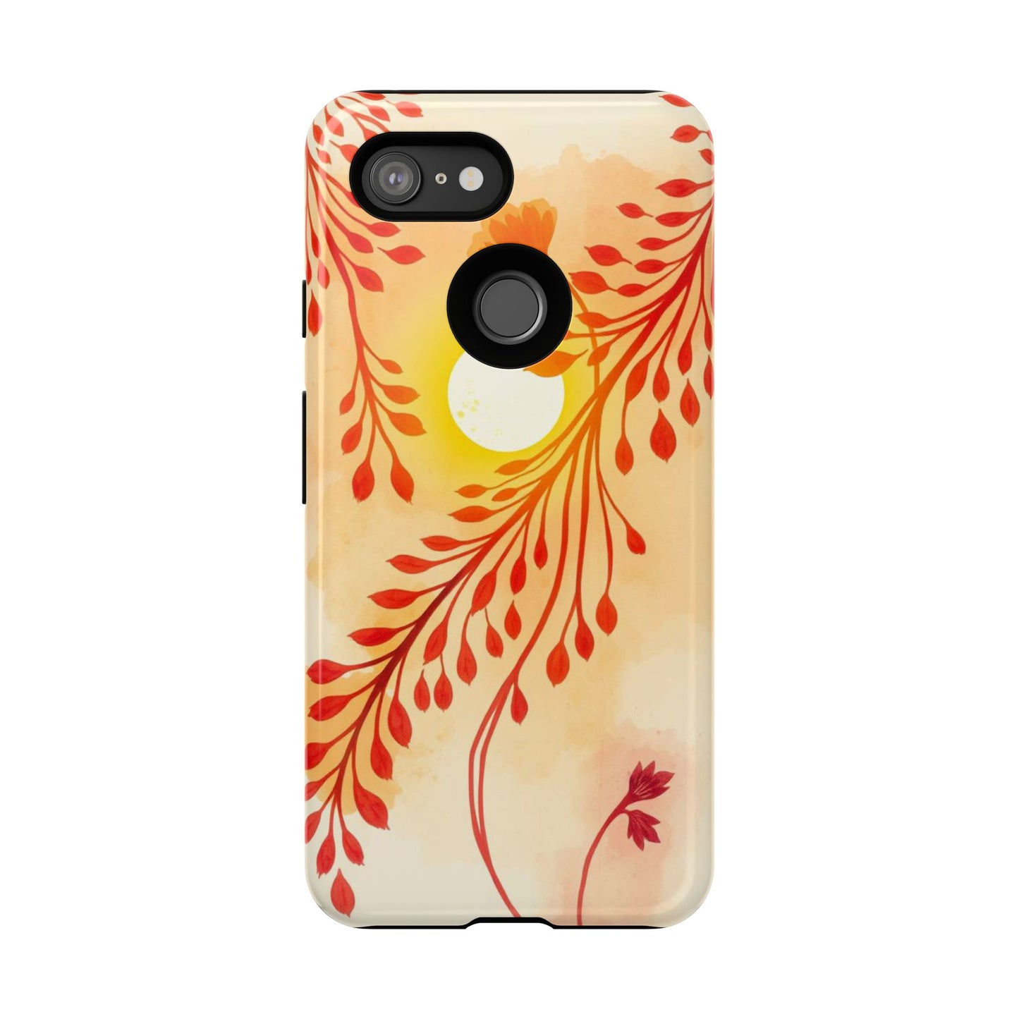 Boho Chic Watercolour Sunset Design Phone Case
