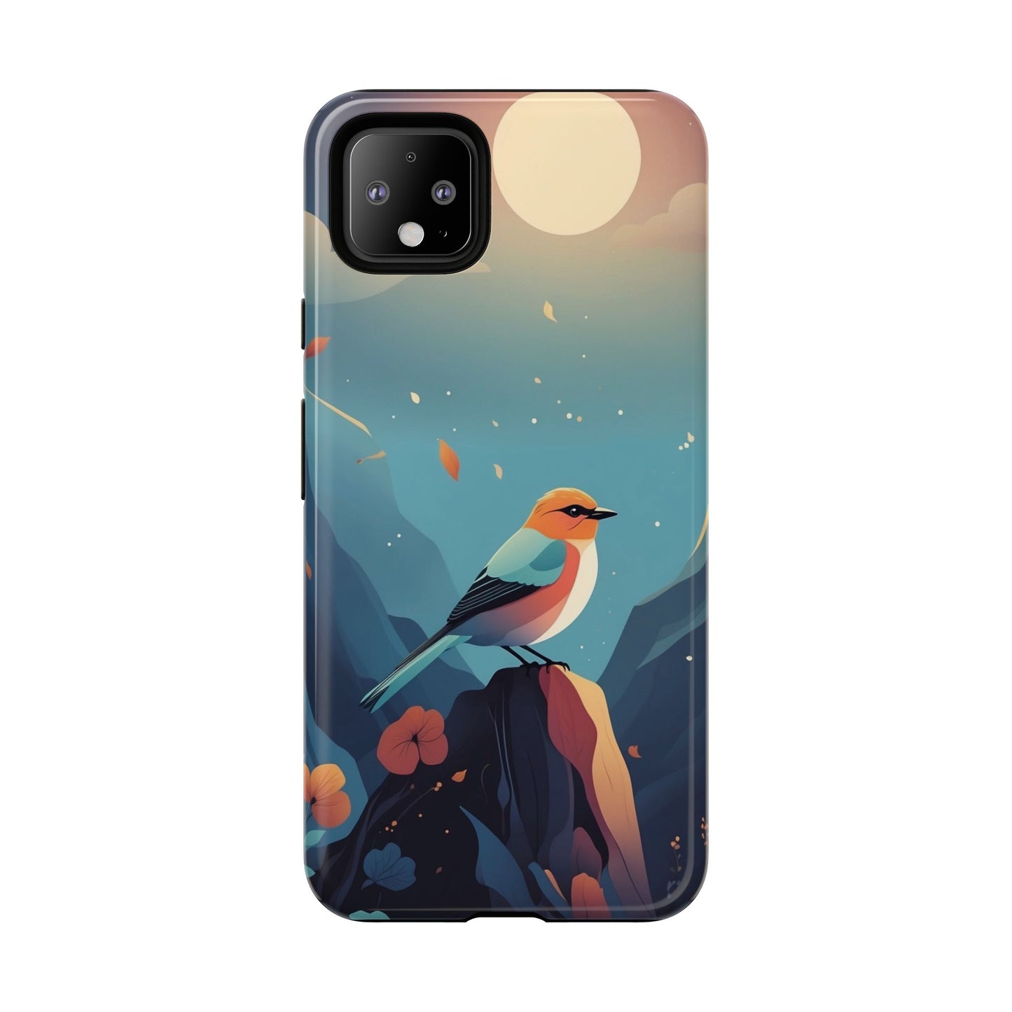 Stylised Bird Design Phone Case