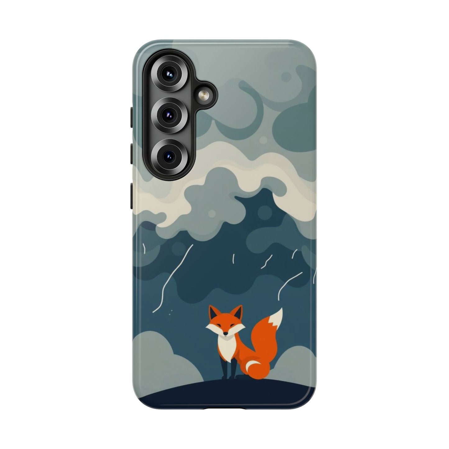 Stormy Fox Design Phone Case