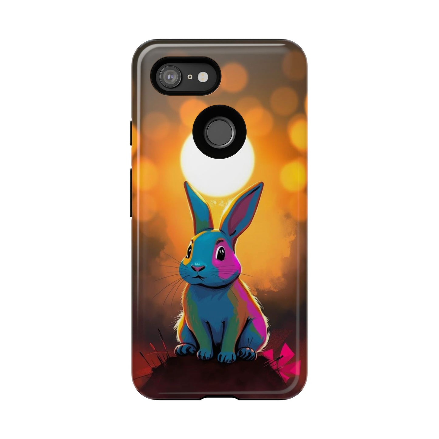 Pop Art Rabbit Design Phone Case