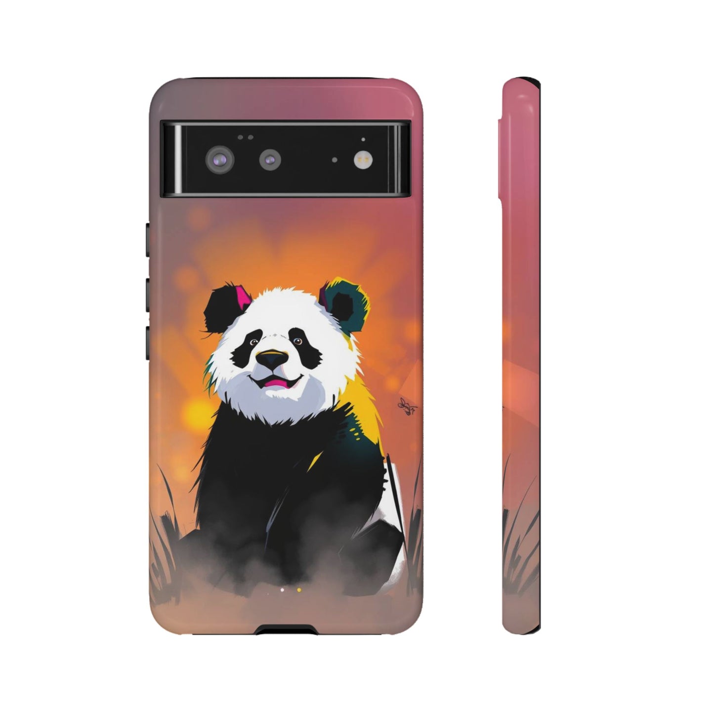 Pop Art Panda Design Phone Case