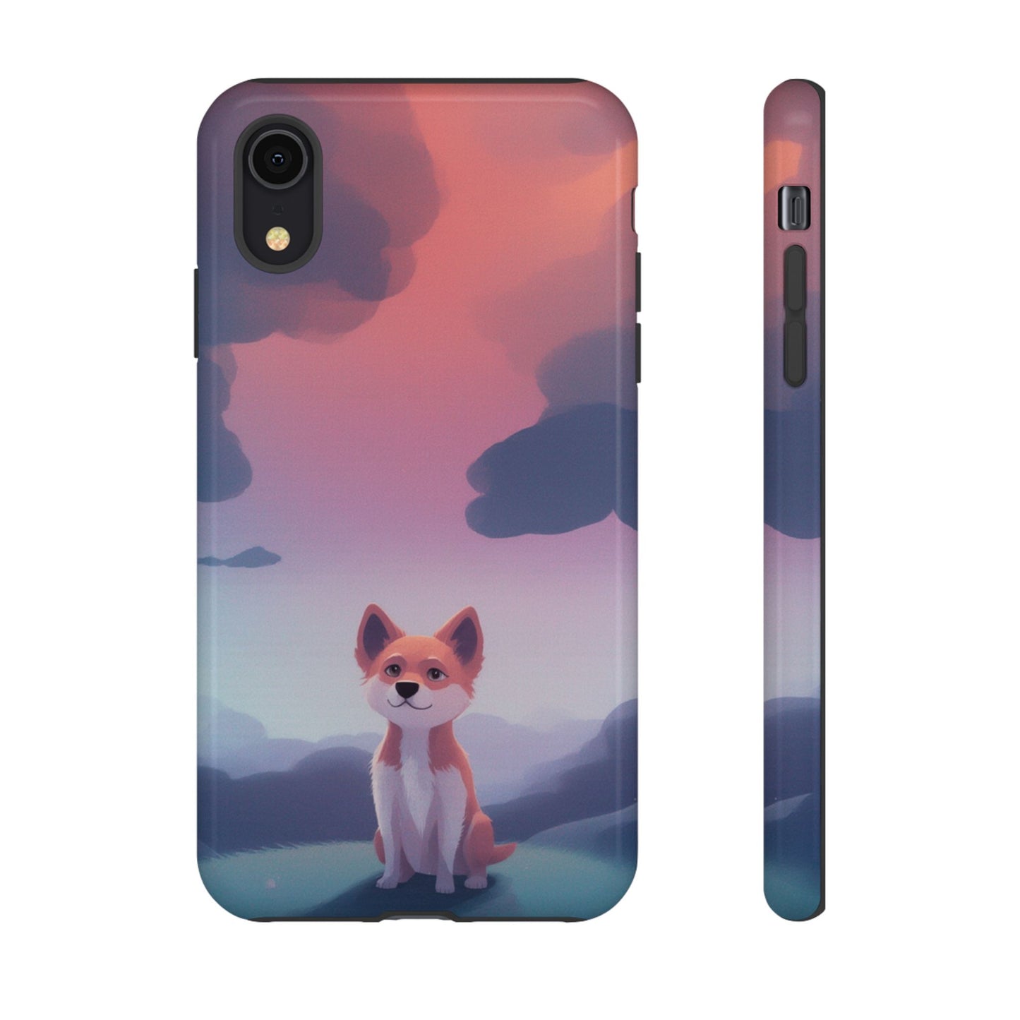 Cute Dog & Cloud Design Phone Case