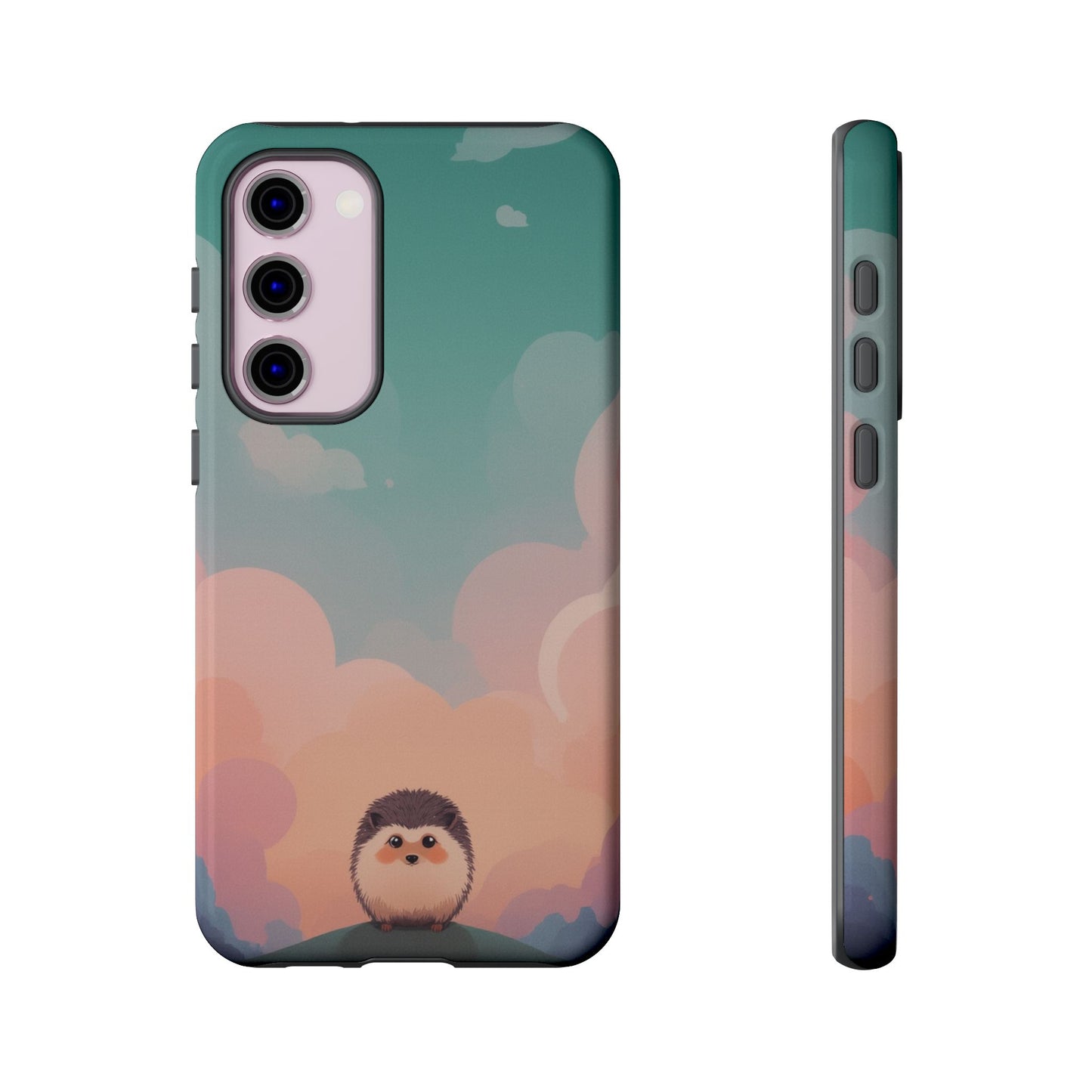 Cute Hedgehog & Cloud Design Phone Case