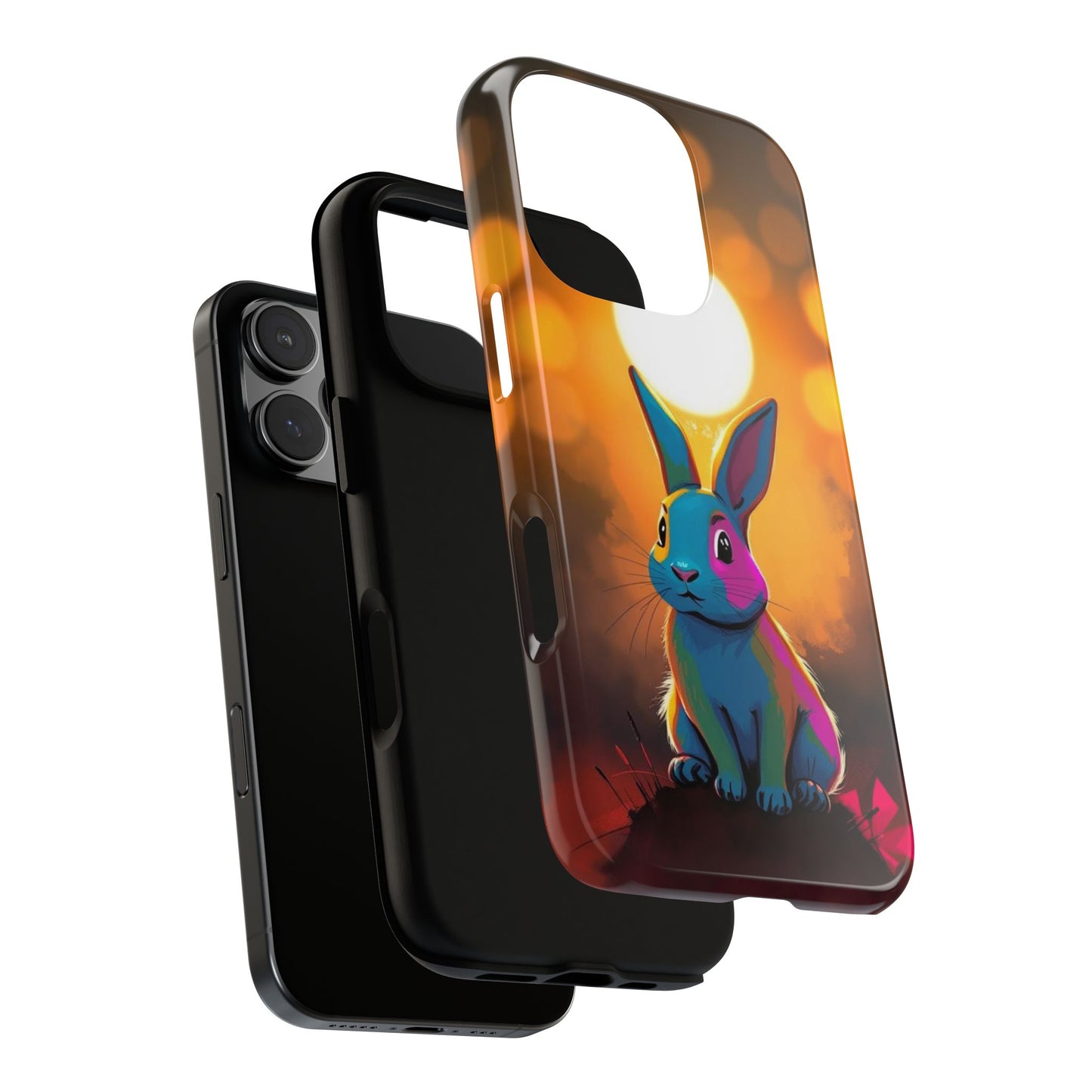 Pop Art Rabbit Design Phone Case