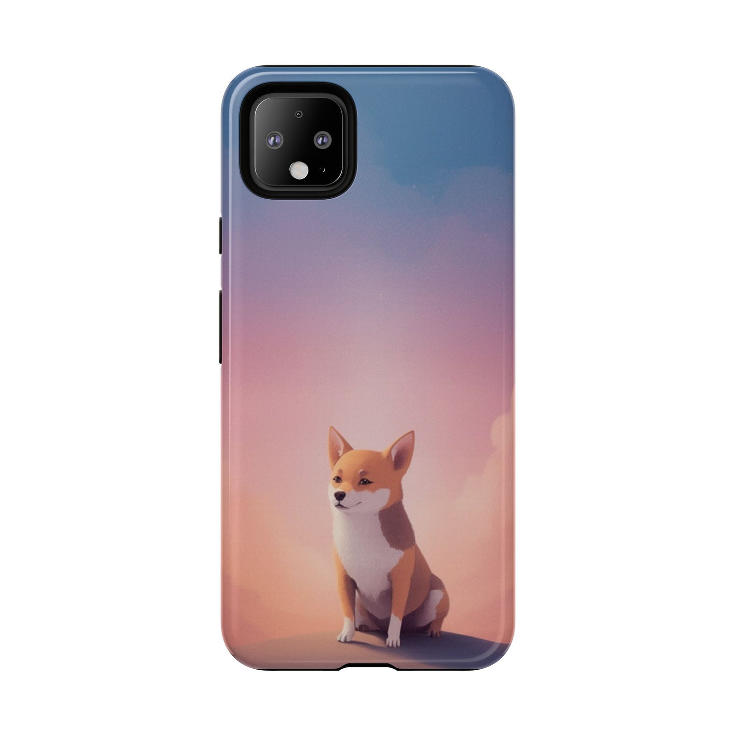Cute Dog & Cloud Design "Good Doggo" Phone Case