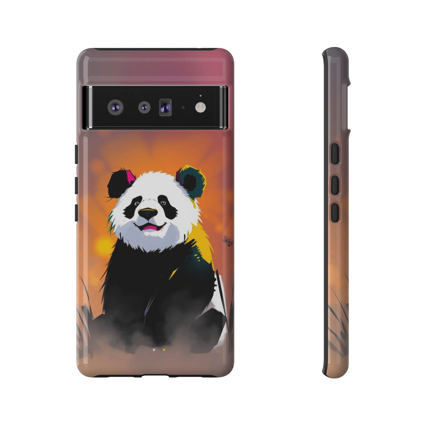 Pop Art Panda Design Phone Case