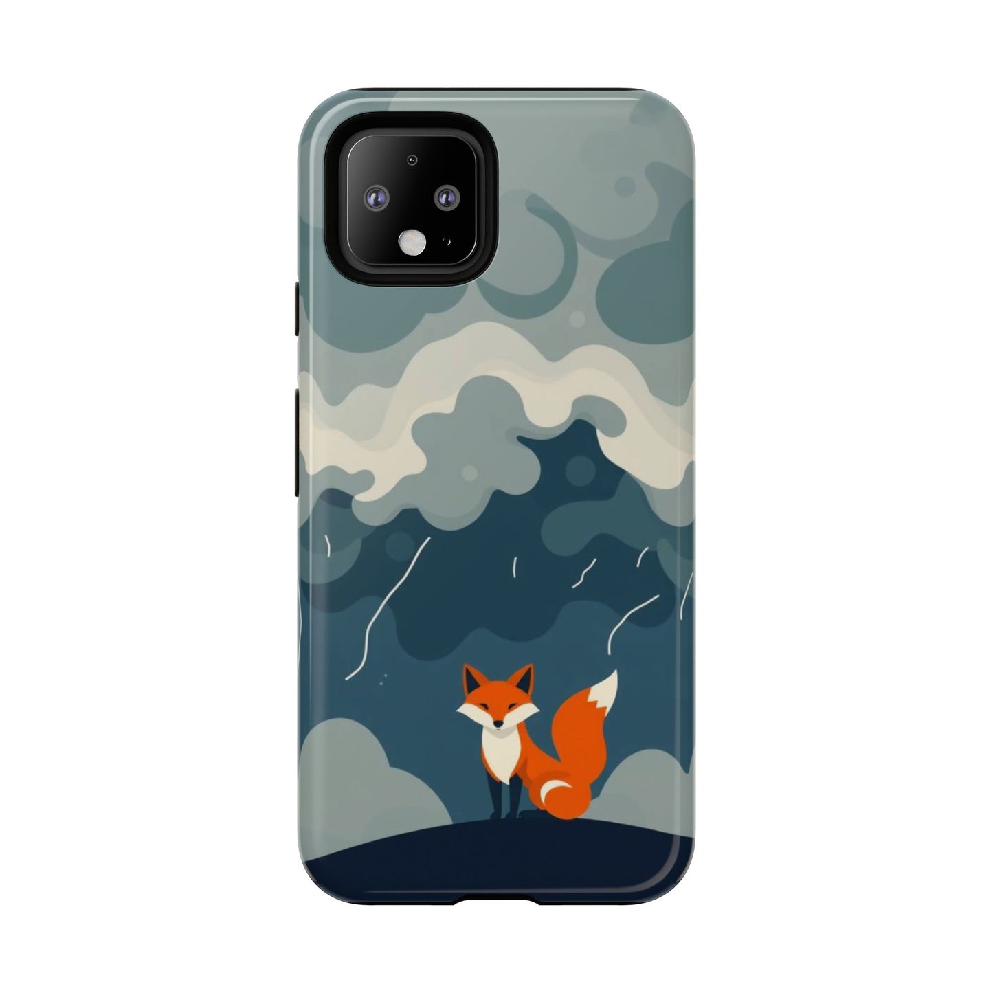 Stormy Fox Design Phone Case