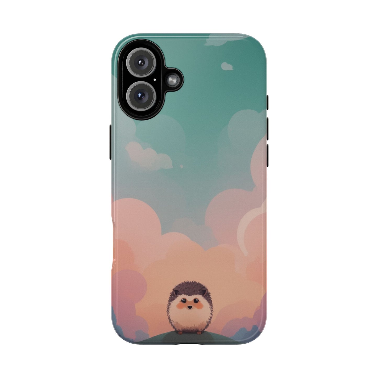 Cute Hedgehog & Cloud Design Phone Case