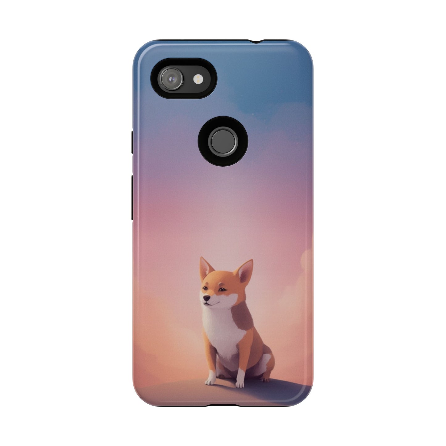 Cute Dog & Cloud Design "Good Doggo" Phone Case