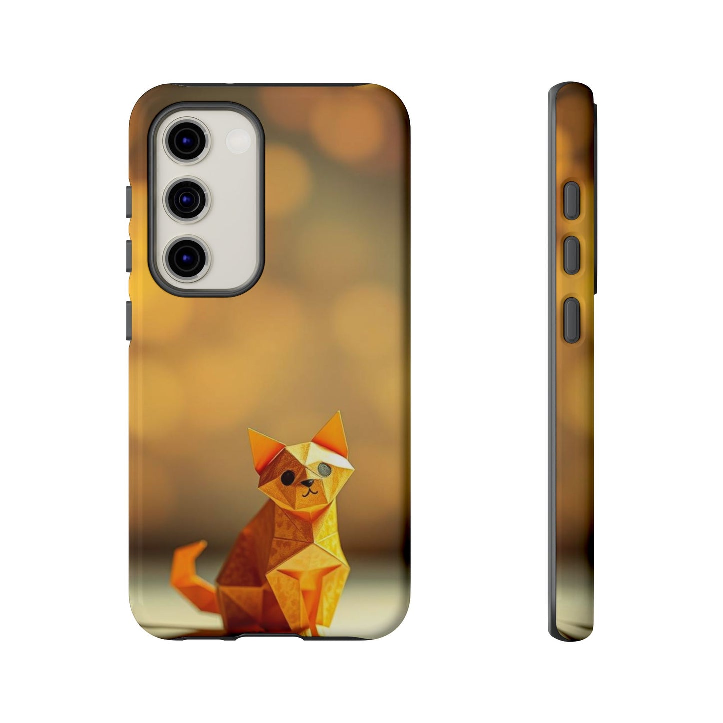 Origami Cat Design Phone Case