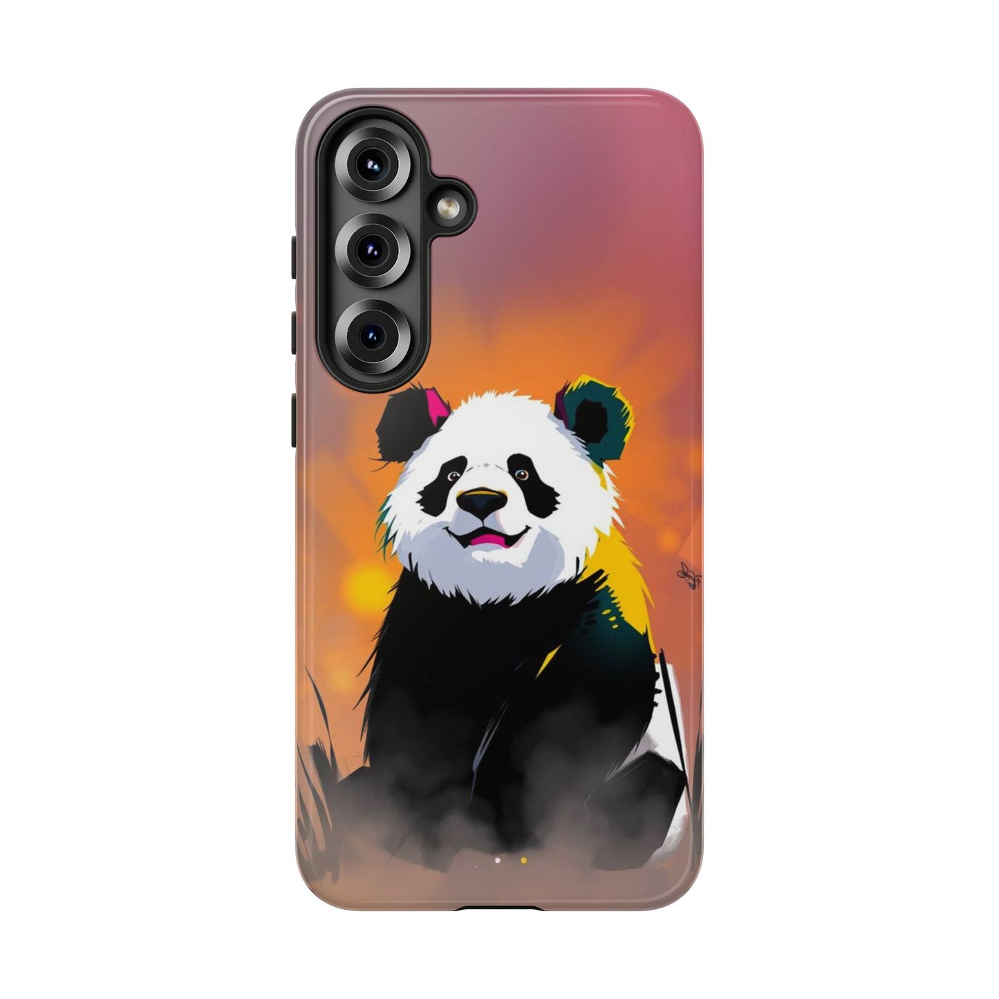 Pop Art Panda Design Phone Case